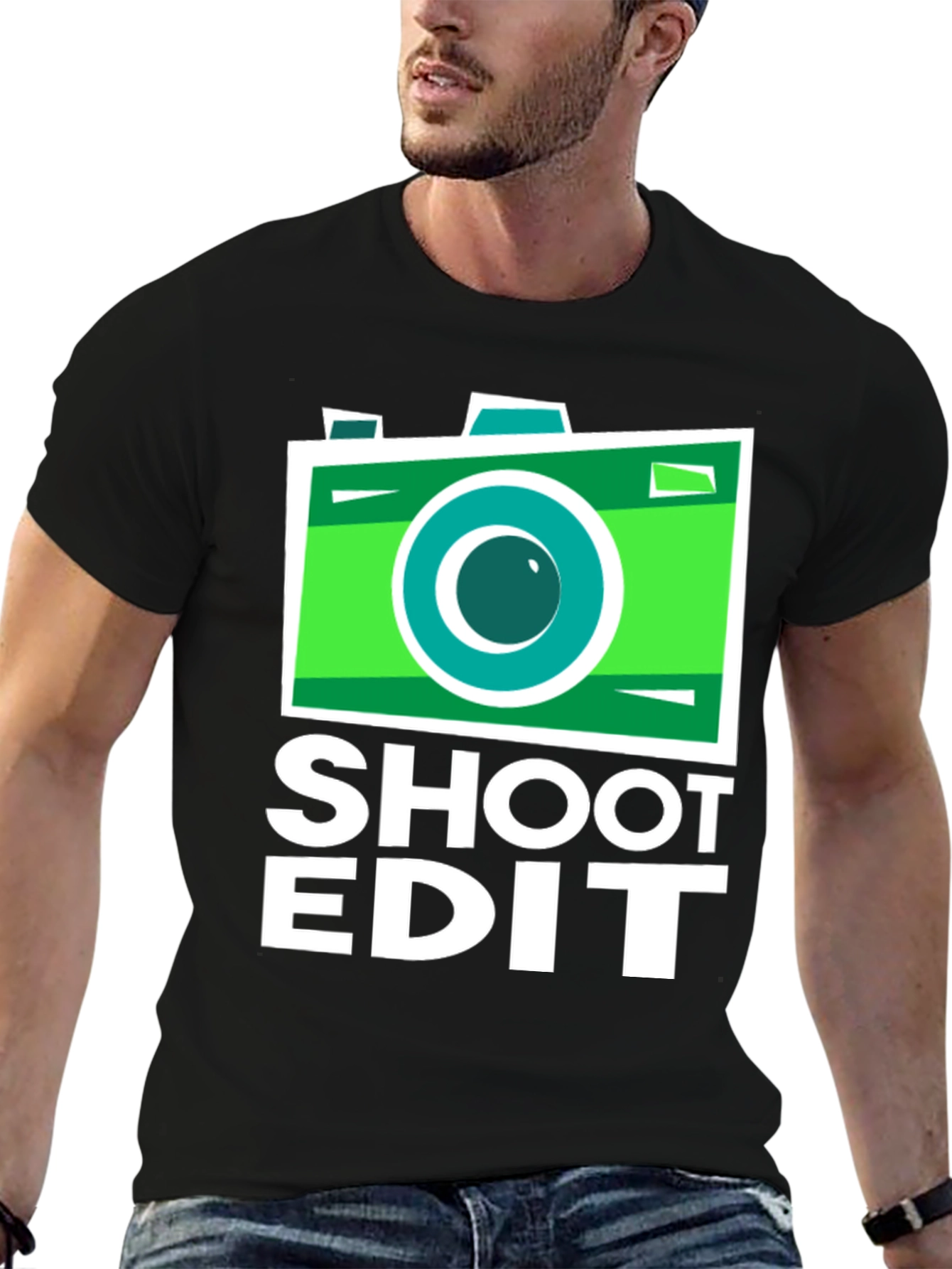Shoot Edit Camera Graphic Tee