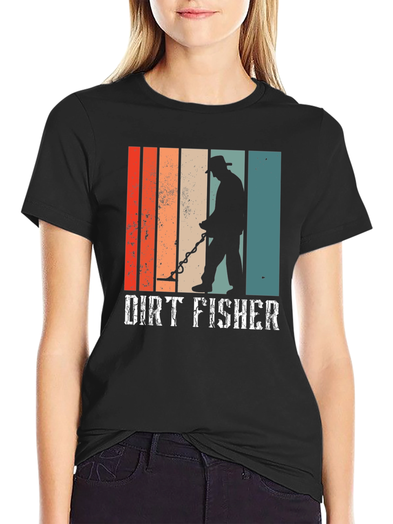 Dirt Fisher T-Shirt - Metal Detecting Tee