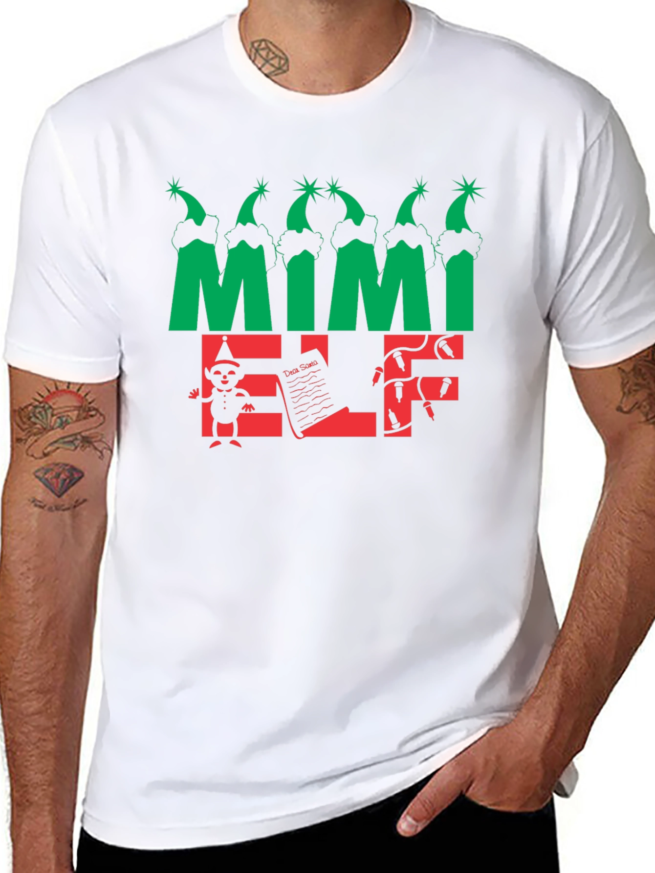 MIMI Elf T-Shirt - Holiday Christmas Tee