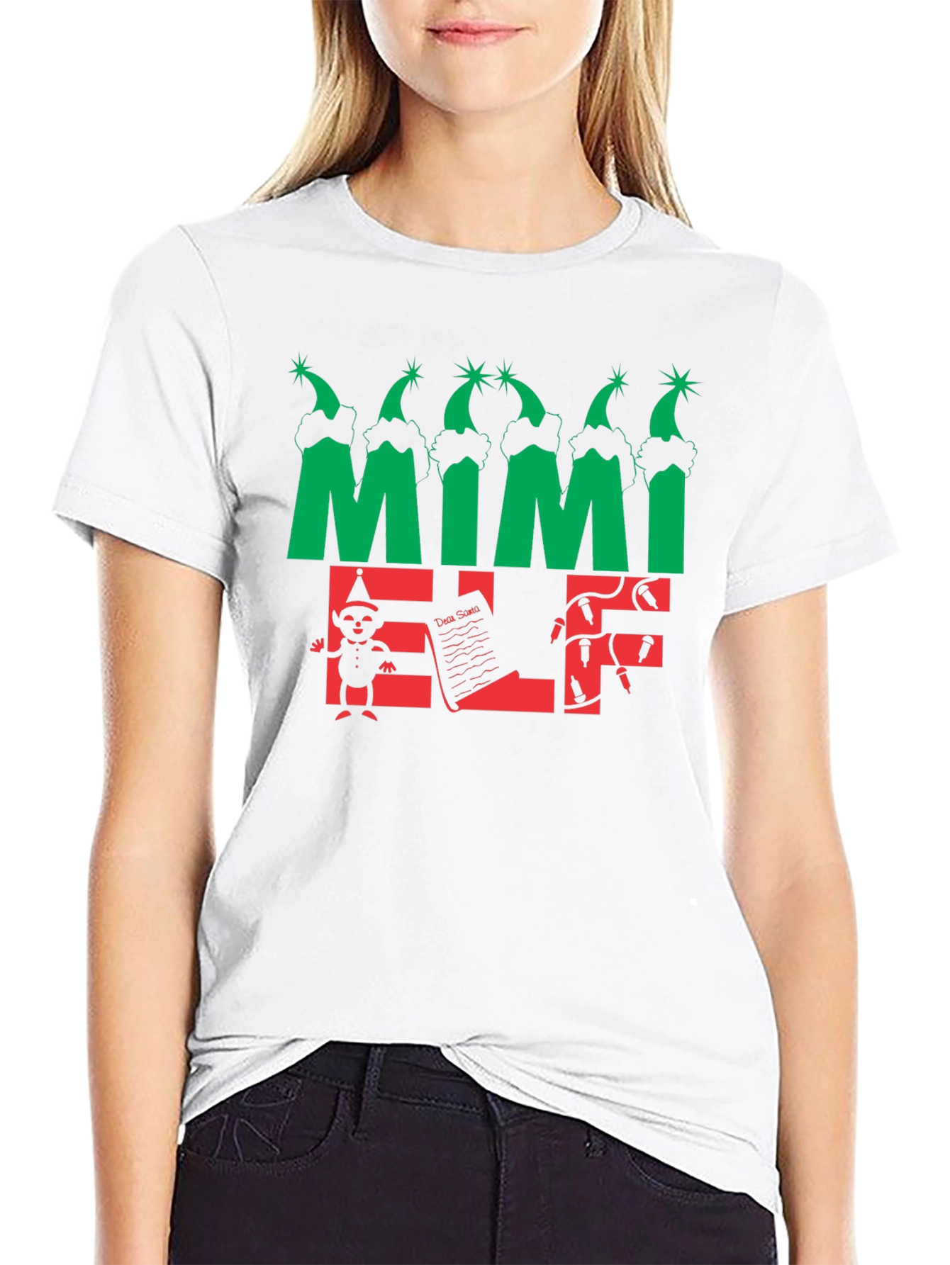 MIMI Elf T-Shirt - Holiday Christmas Tee