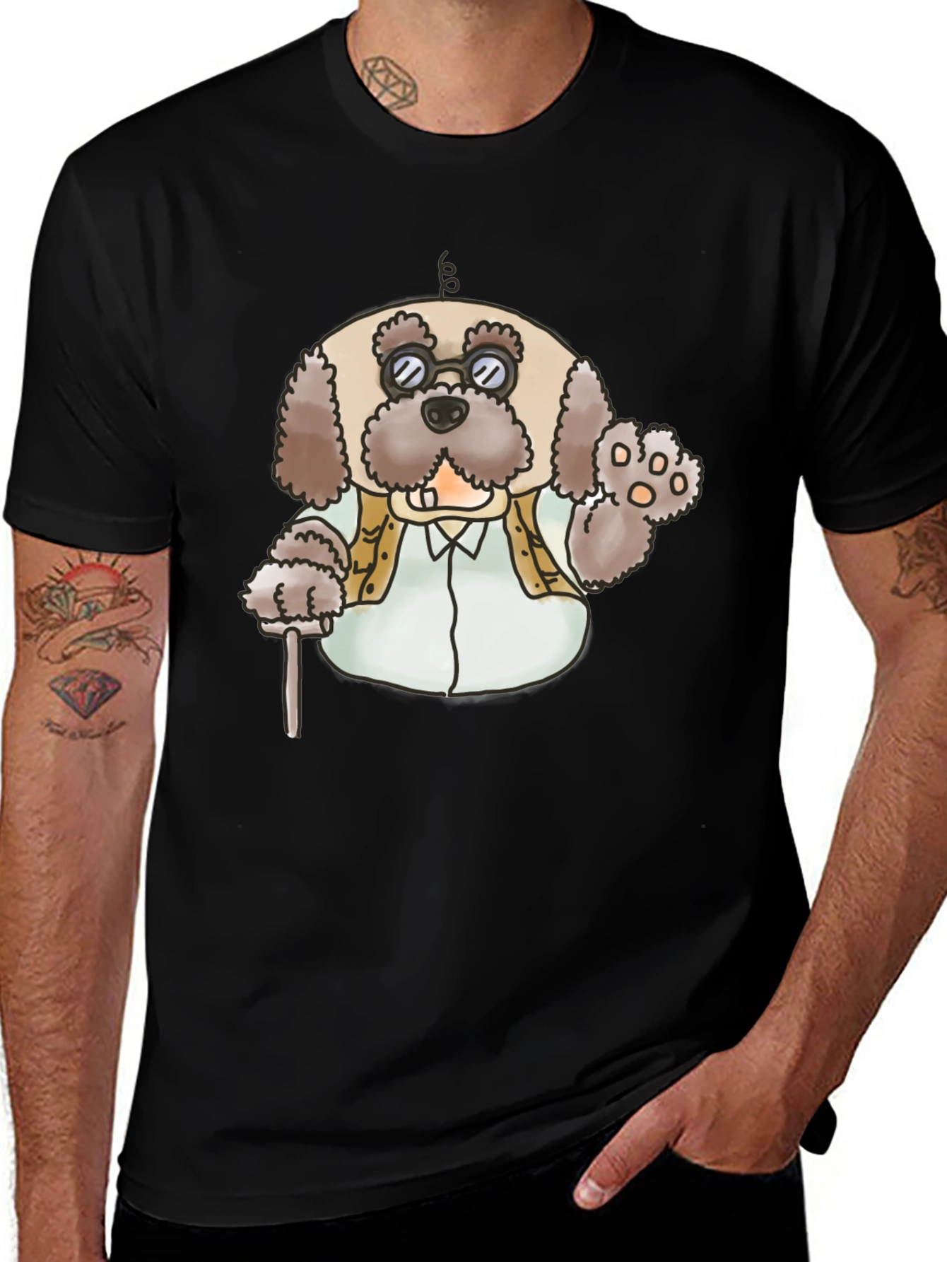 Cartoon Dog T-Shirt: Cute Animal Graphic Tee