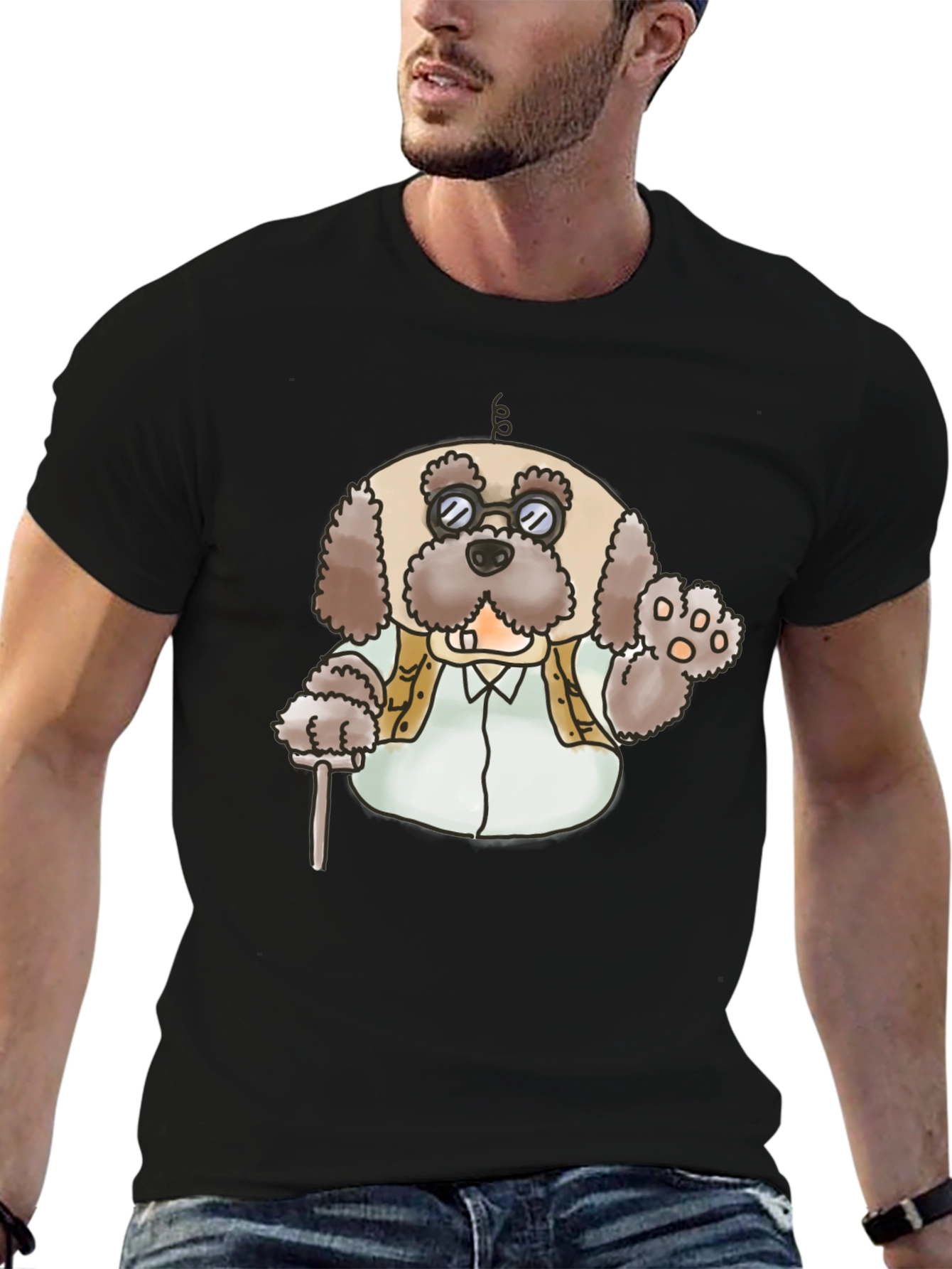 Cartoon Dog T-Shirt: Cute Animal Graphic Tee