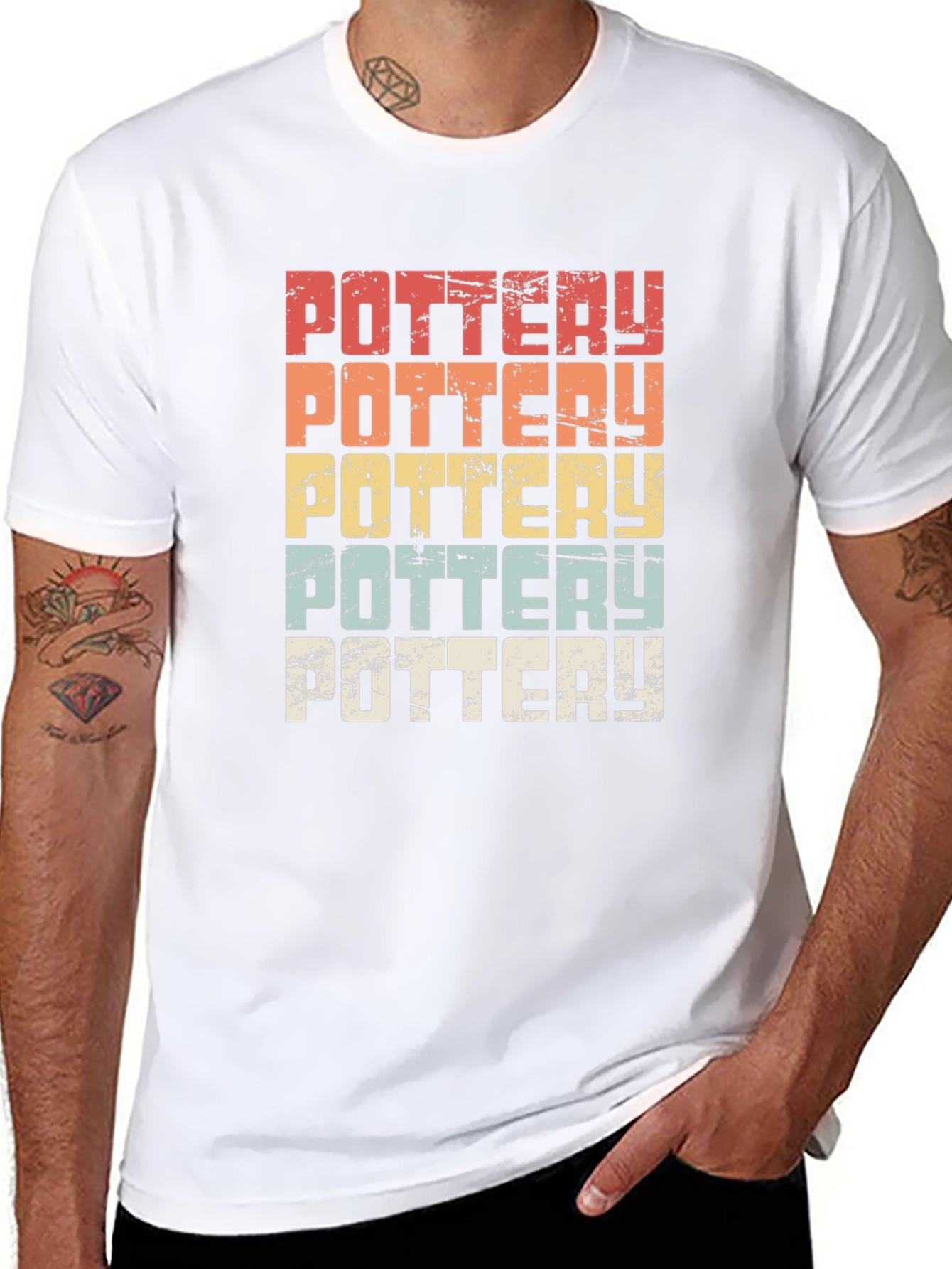 Retro Pottery T-Shirt - Stylish & Unique!