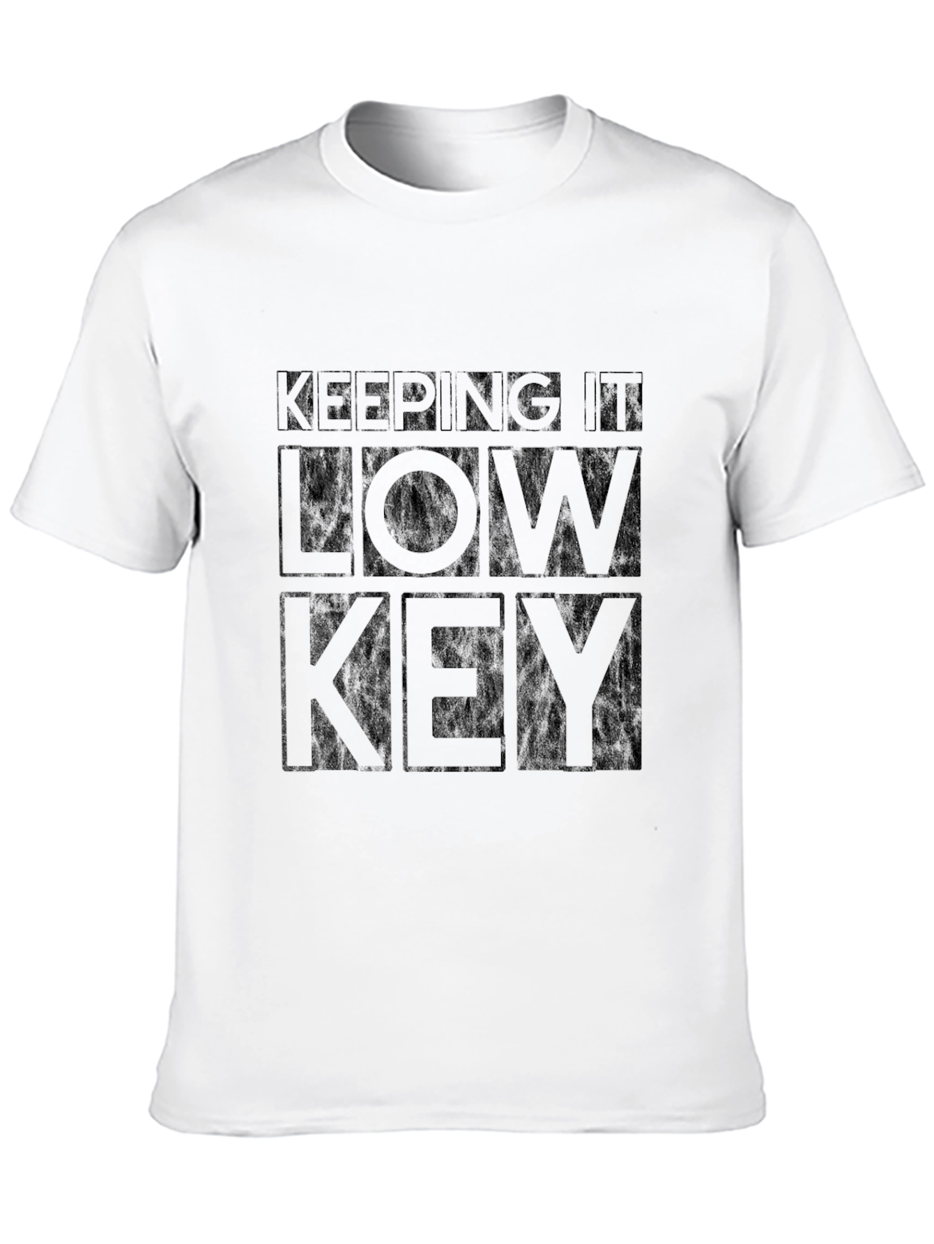 Keeping It Low Key Black Graphic Tee
