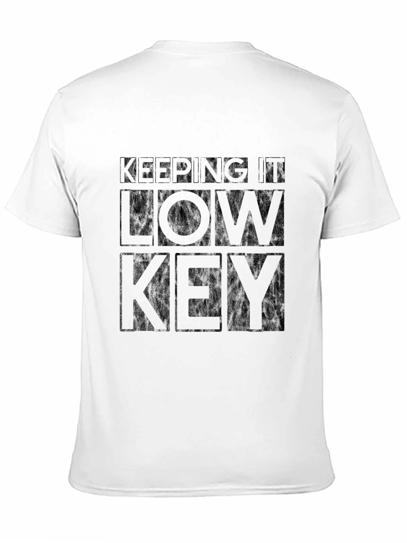 Keeping It Low Key Black Graphic Tee