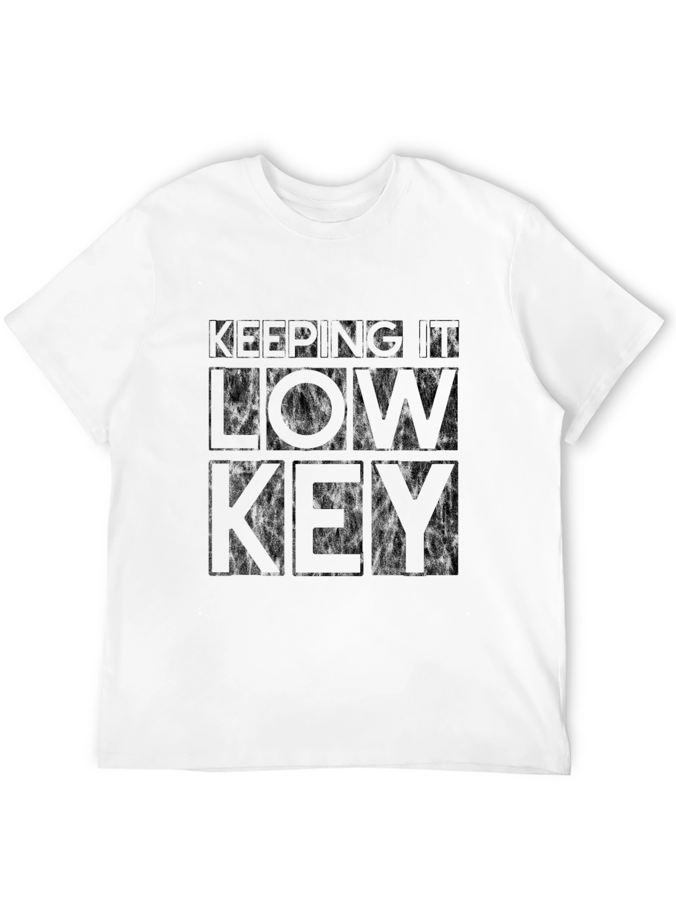 Keeping It Low Key Black Graphic Tee