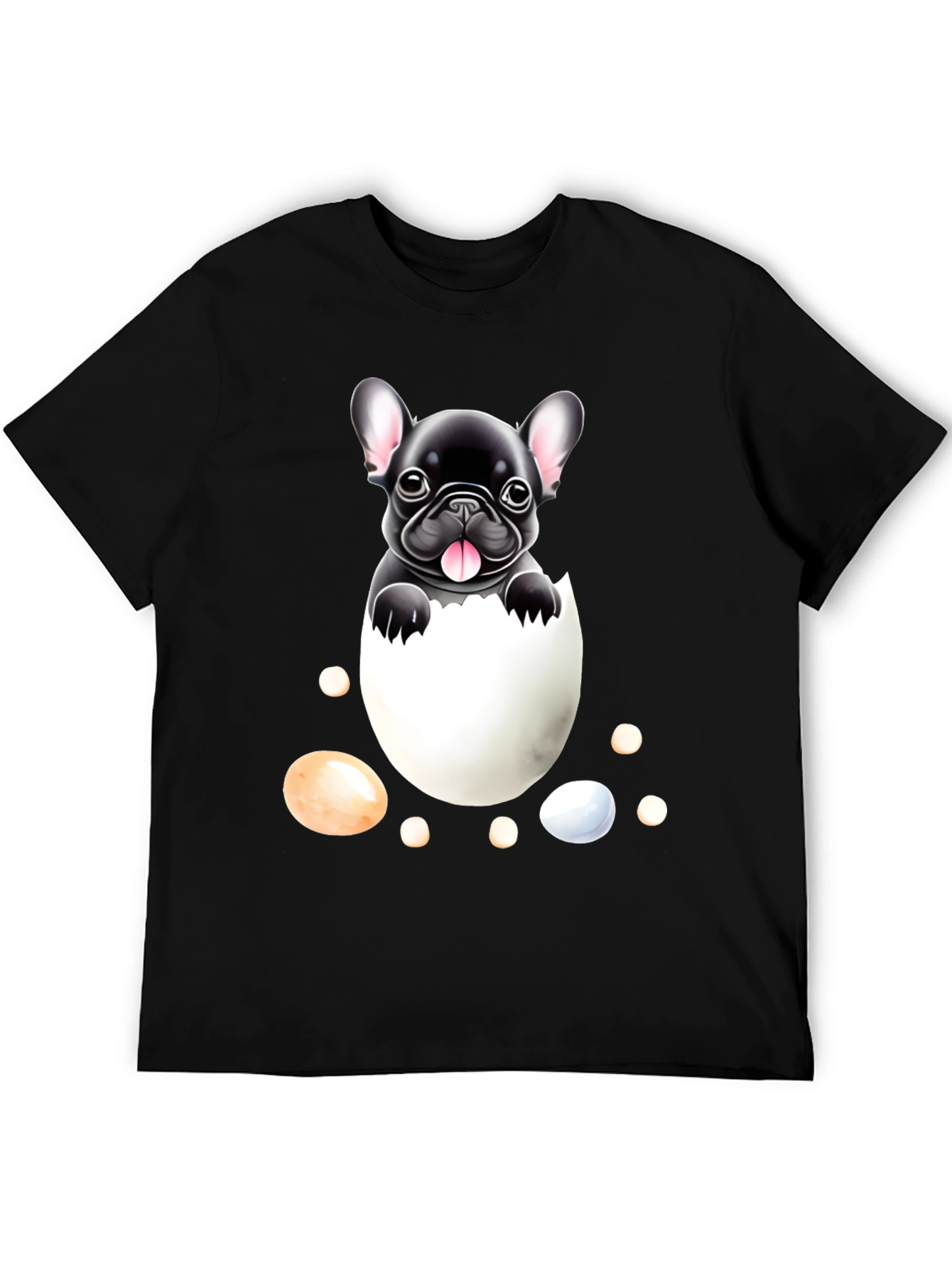 Bulldog Puppy in Egg Graphic Tee