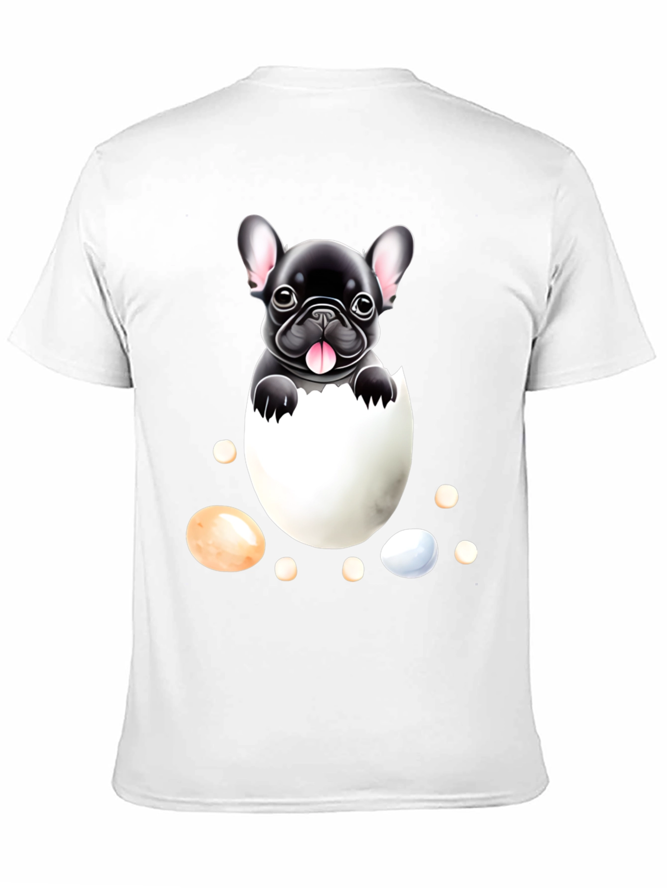 Bulldog Puppy in Egg Graphic Tee
