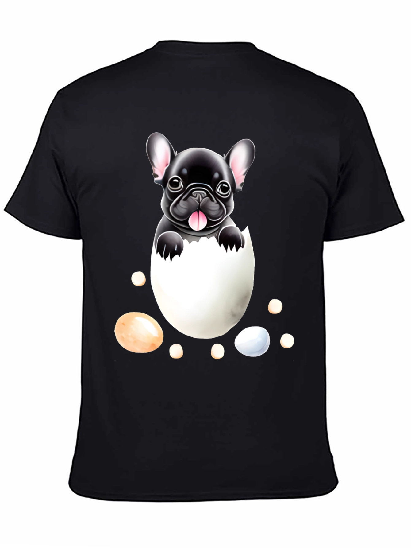 Bulldog Puppy in Egg Graphic Tee