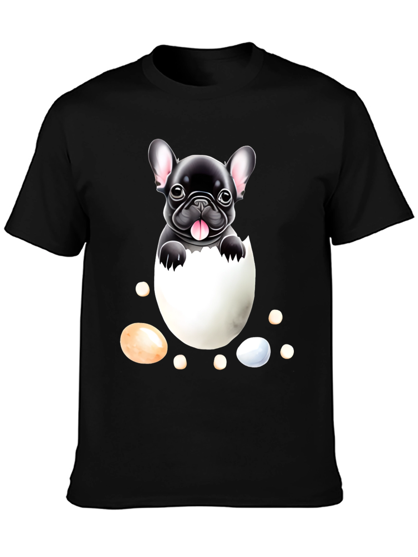 Bulldog Puppy in Egg Graphic Tee