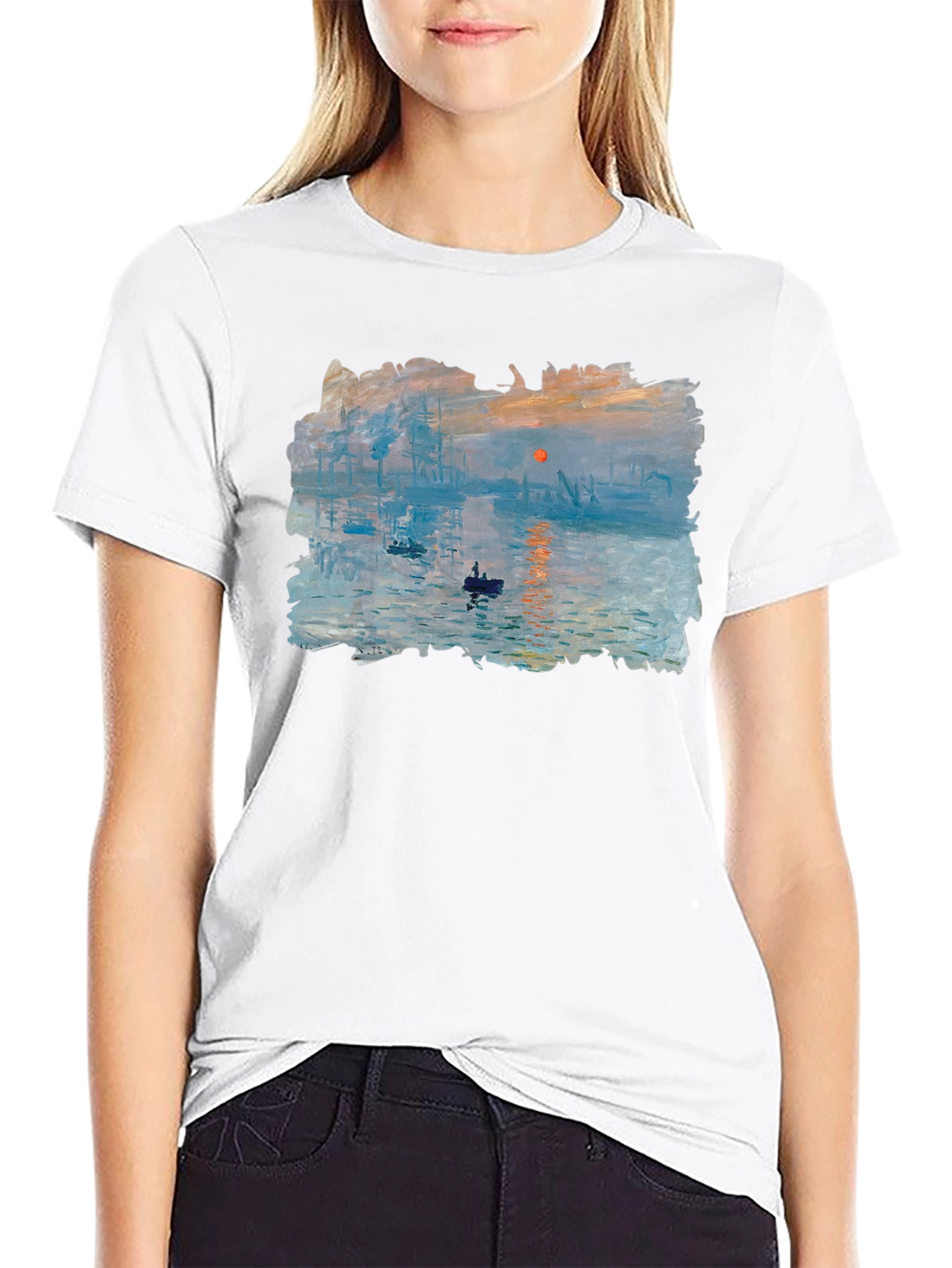 Impression Sunrise T-Shirt: Claude Monet Art Tee