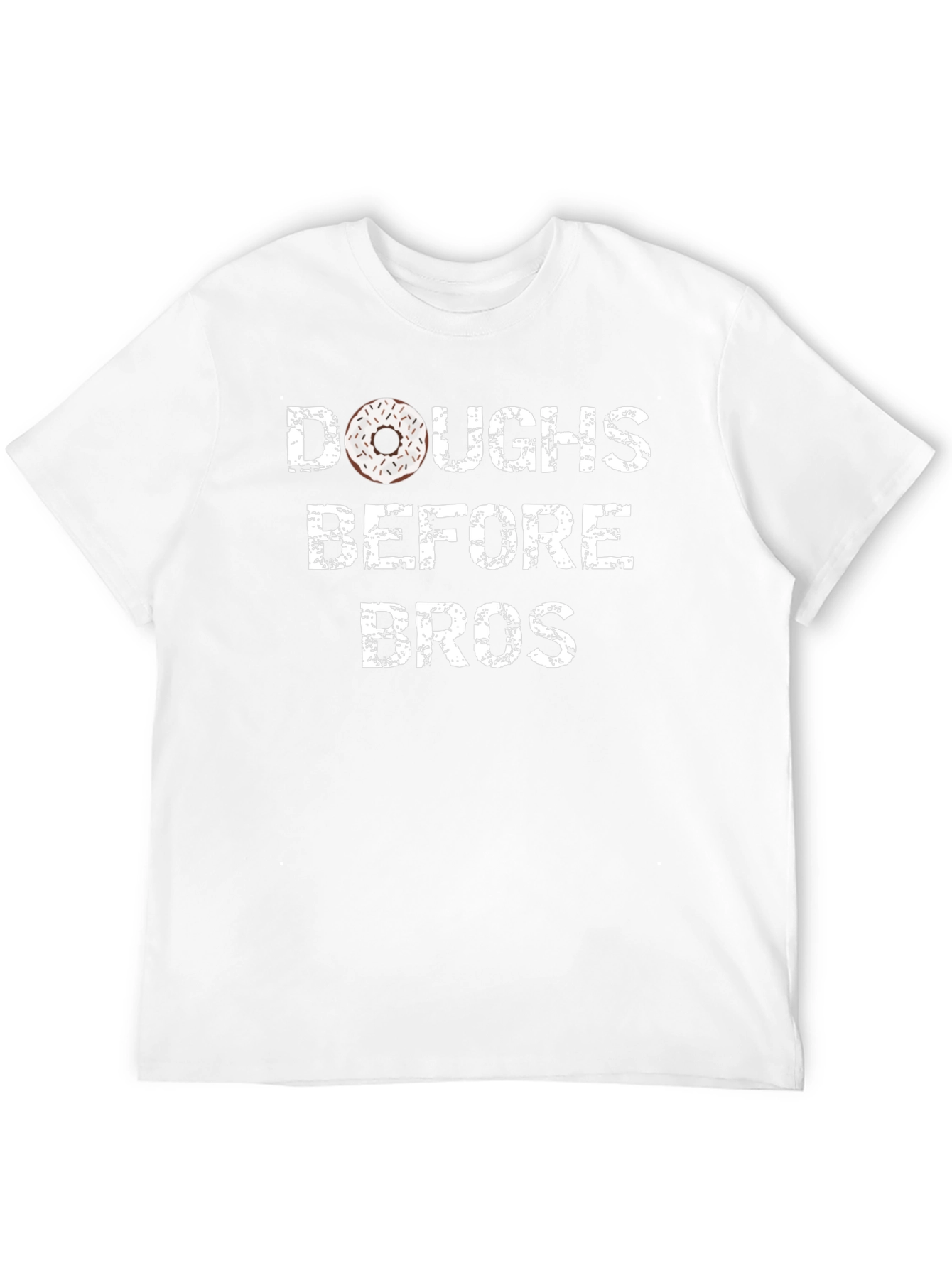 Doughs Before Bros Funny Donut T-Shirt