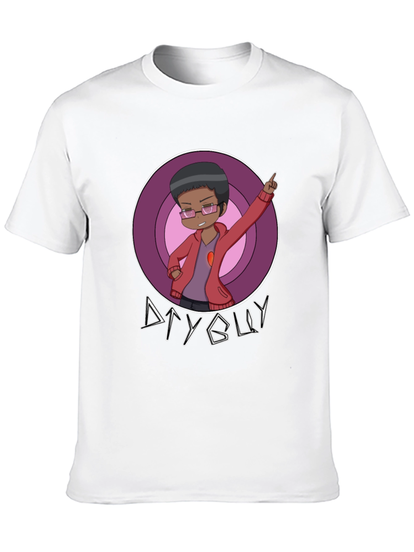 DIY Guy Graphic T-Shirt - Black Cotton Tee