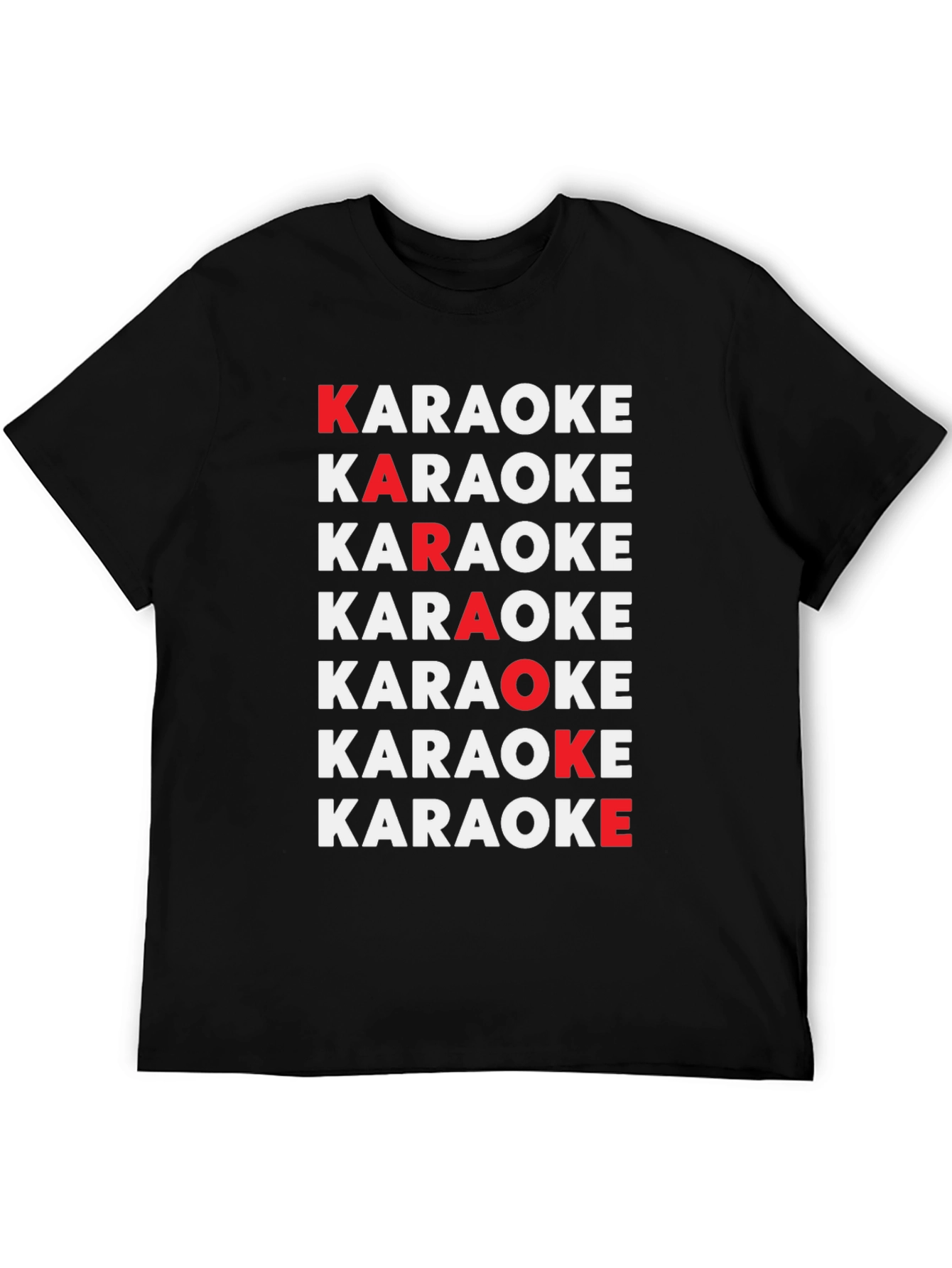 Karaoke Repeated Graphic T-Shirt