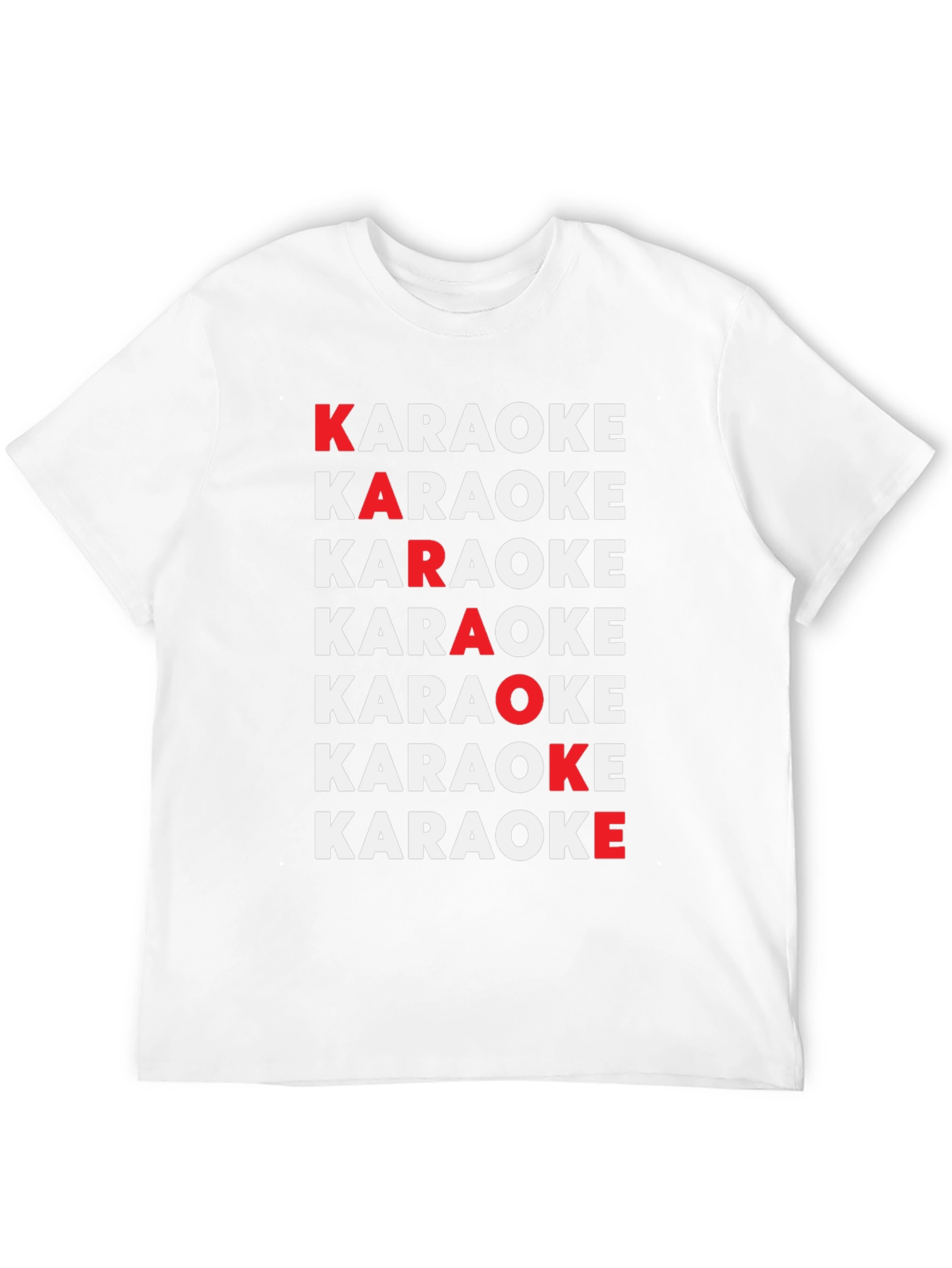 Karaoke Repeated Graphic T-Shirt