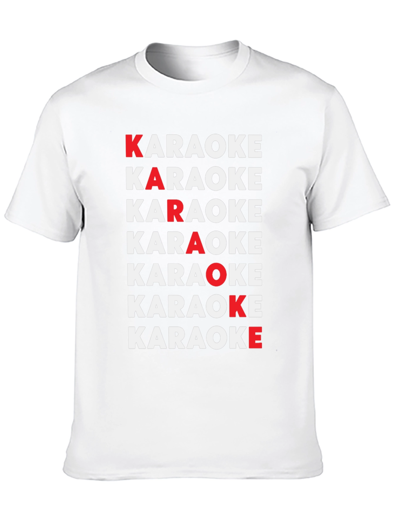 Karaoke Repeated Graphic T-Shirt
