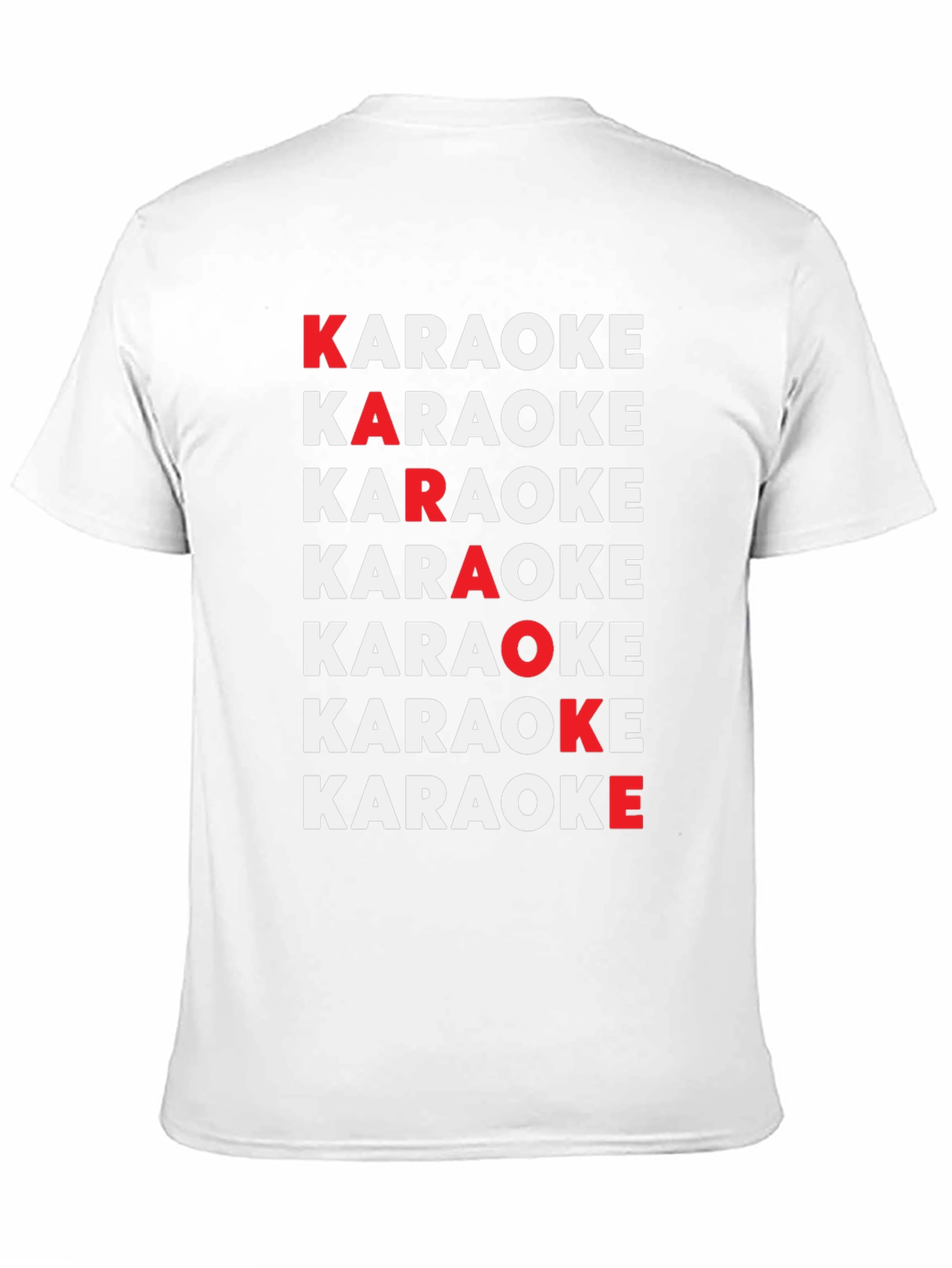 Karaoke Repeated Graphic T-Shirt