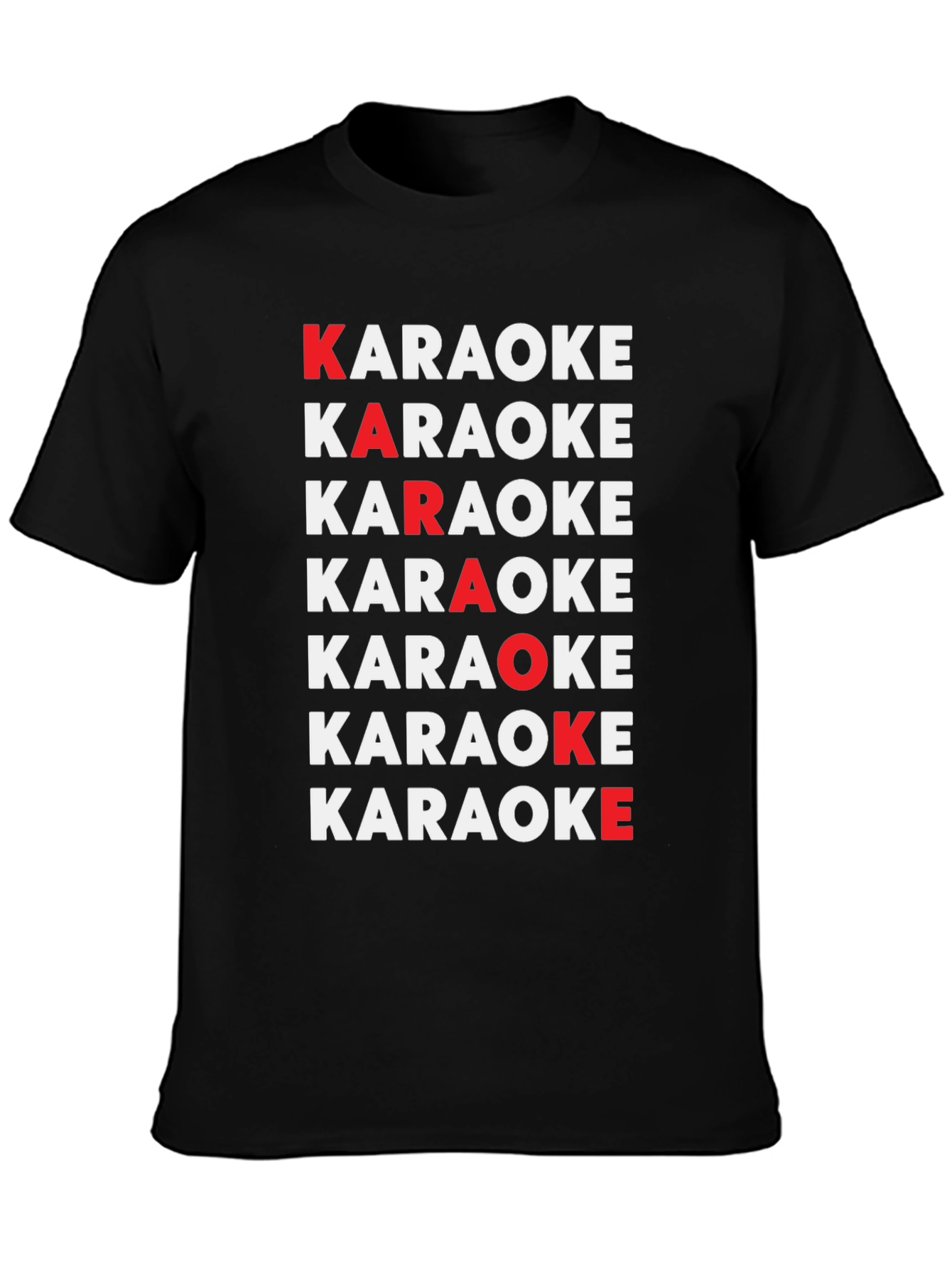 Karaoke Repeated Graphic T-Shirt