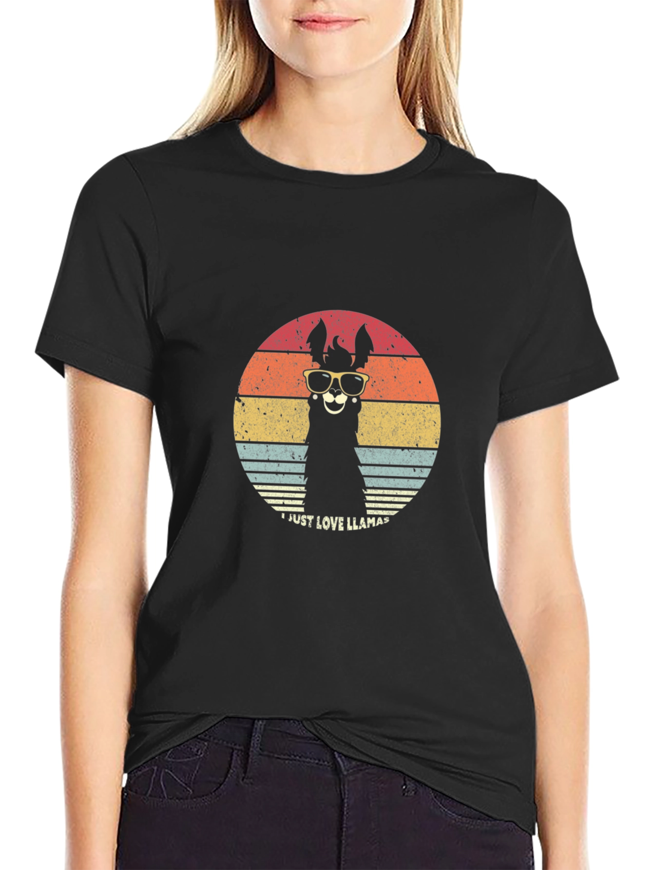 Retro Llama T-Shirt - Just Love Llamas!