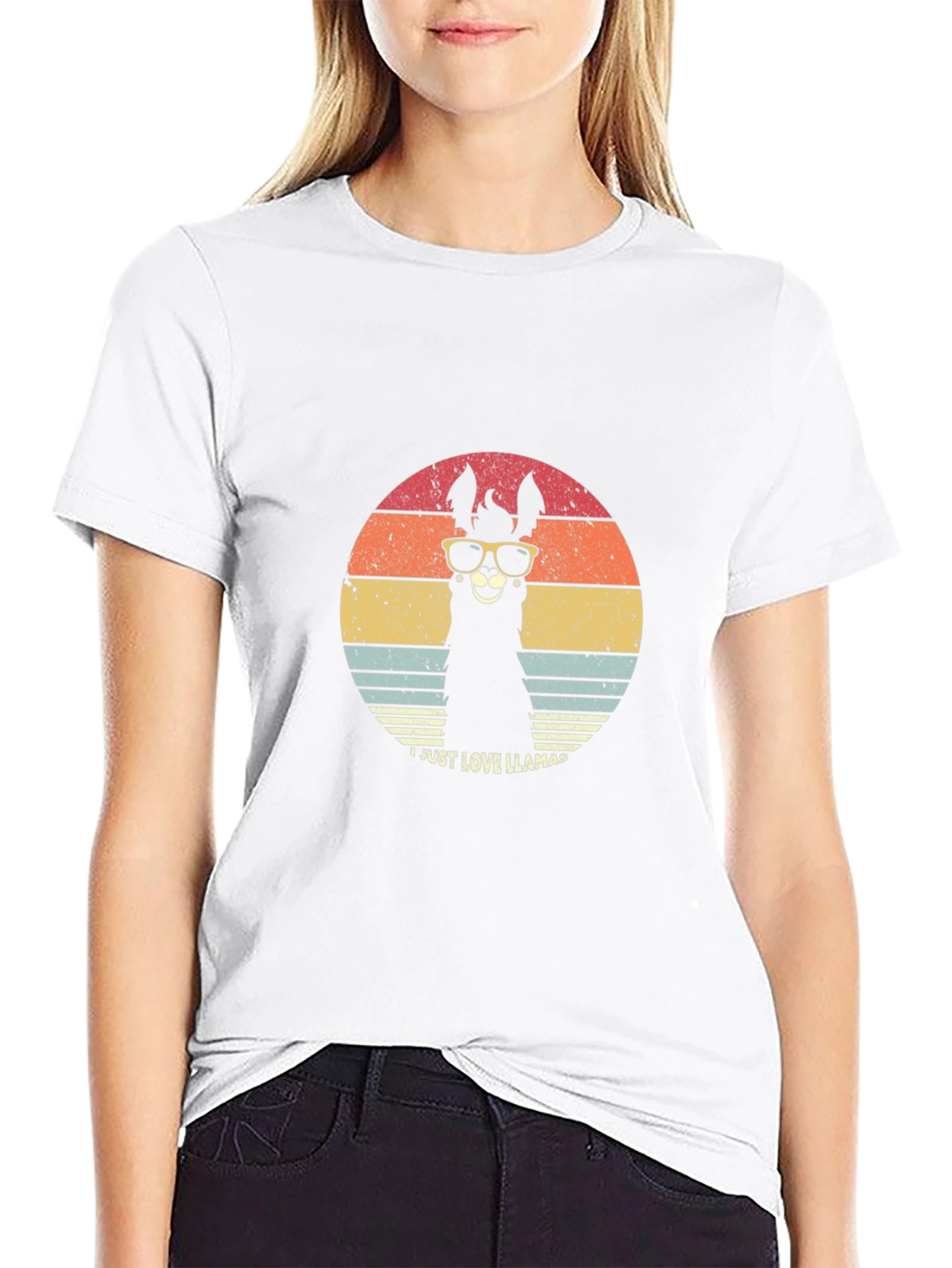 Retro Llama T-Shirt - Just Love Llamas!