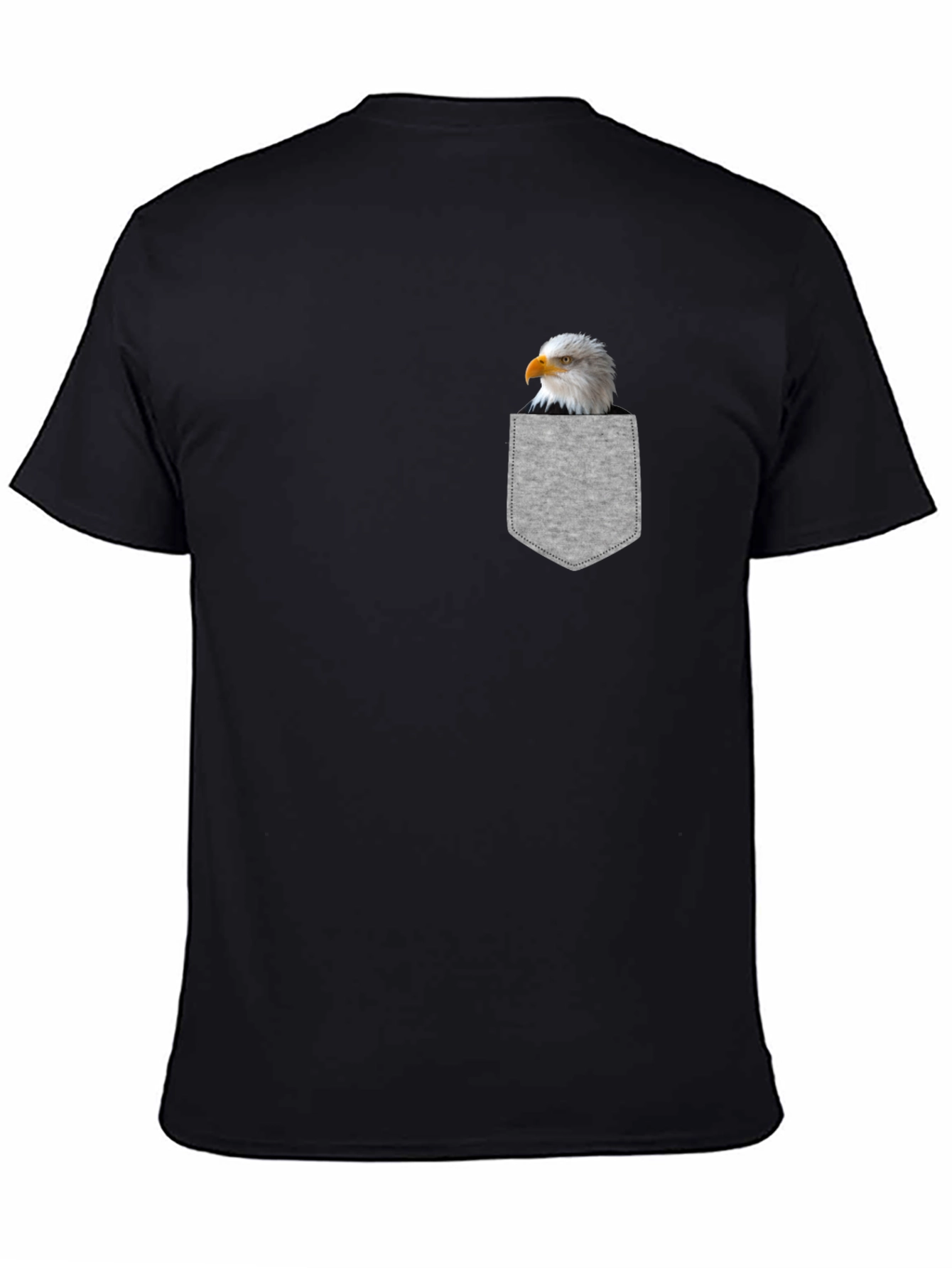 Eagle Pocket T-Shirt - Patriotic Bird Tee