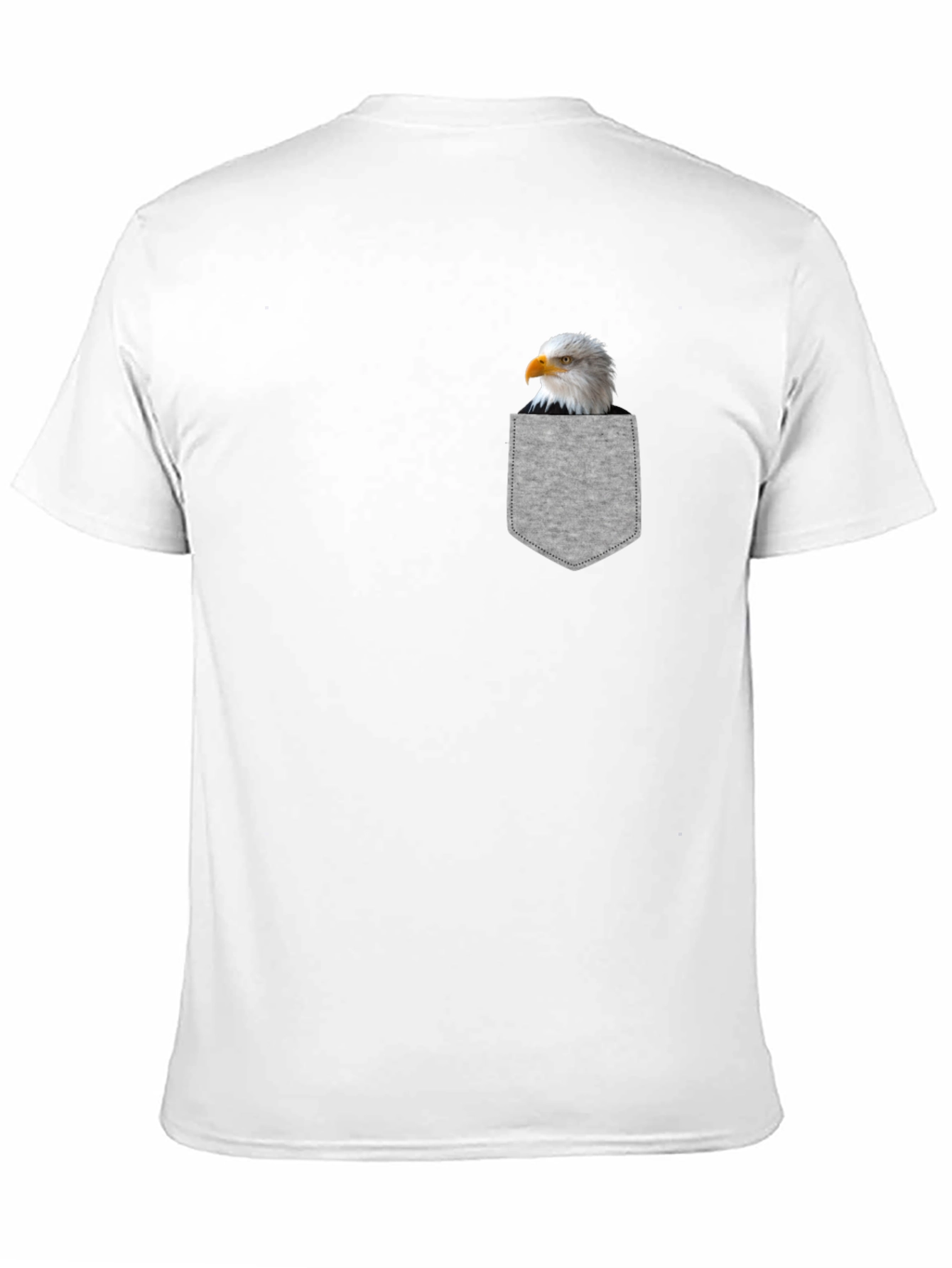 Eagle Pocket T-Shirt - Patriotic Bird Tee