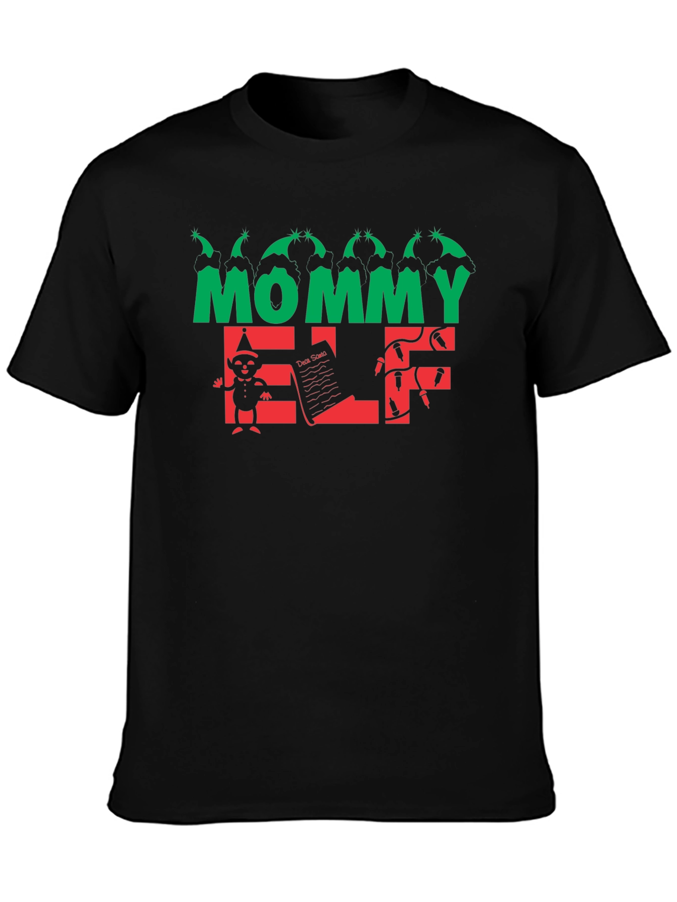Mommy Elf Christmas T-Shirt - Holiday Apparel