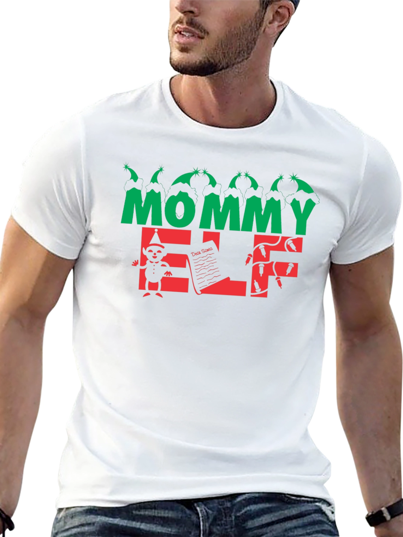 Mommy Elf Christmas T-Shirt - Holiday Apparel