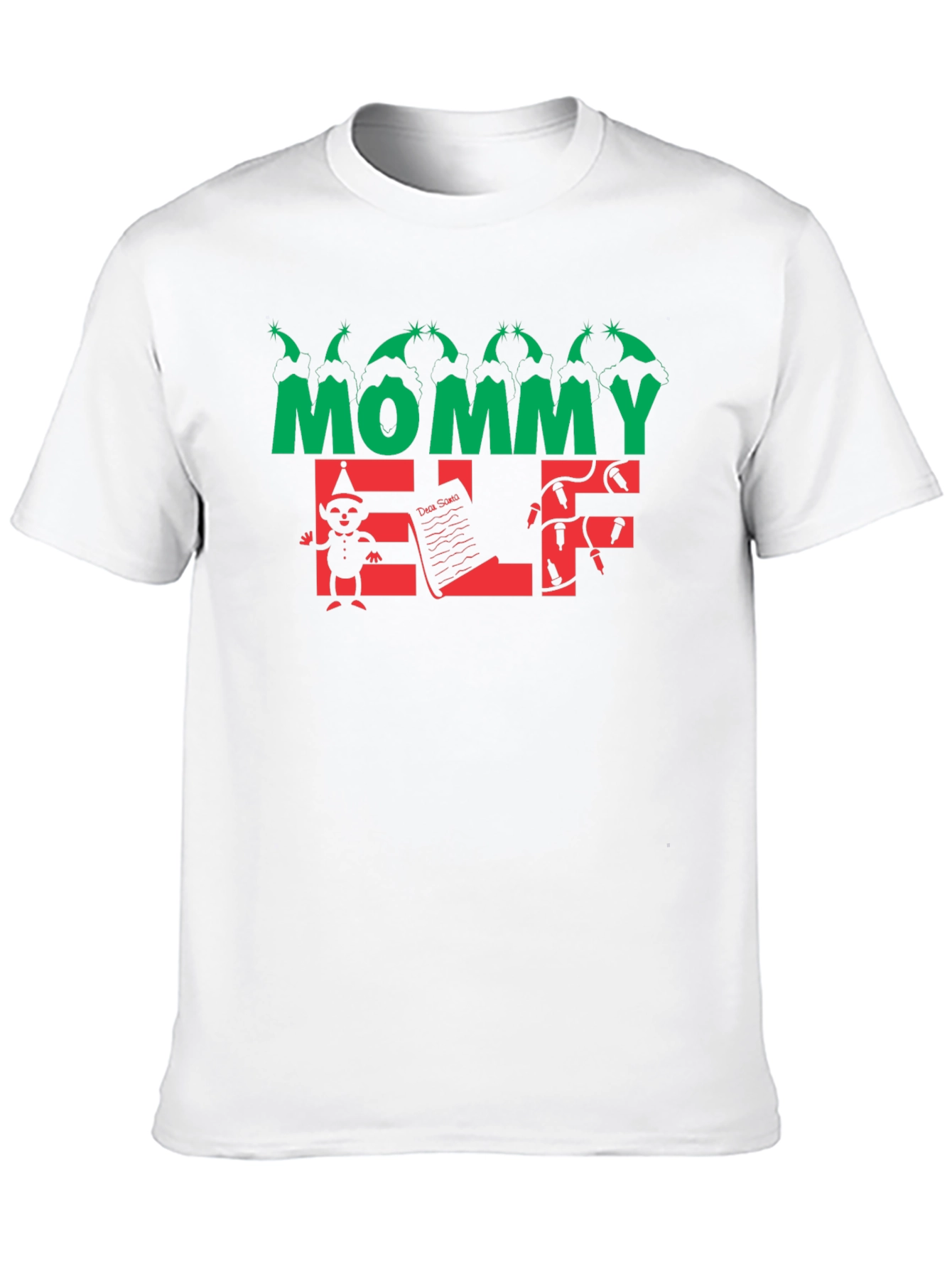 Mommy Elf Christmas T-Shirt - Holiday Apparel