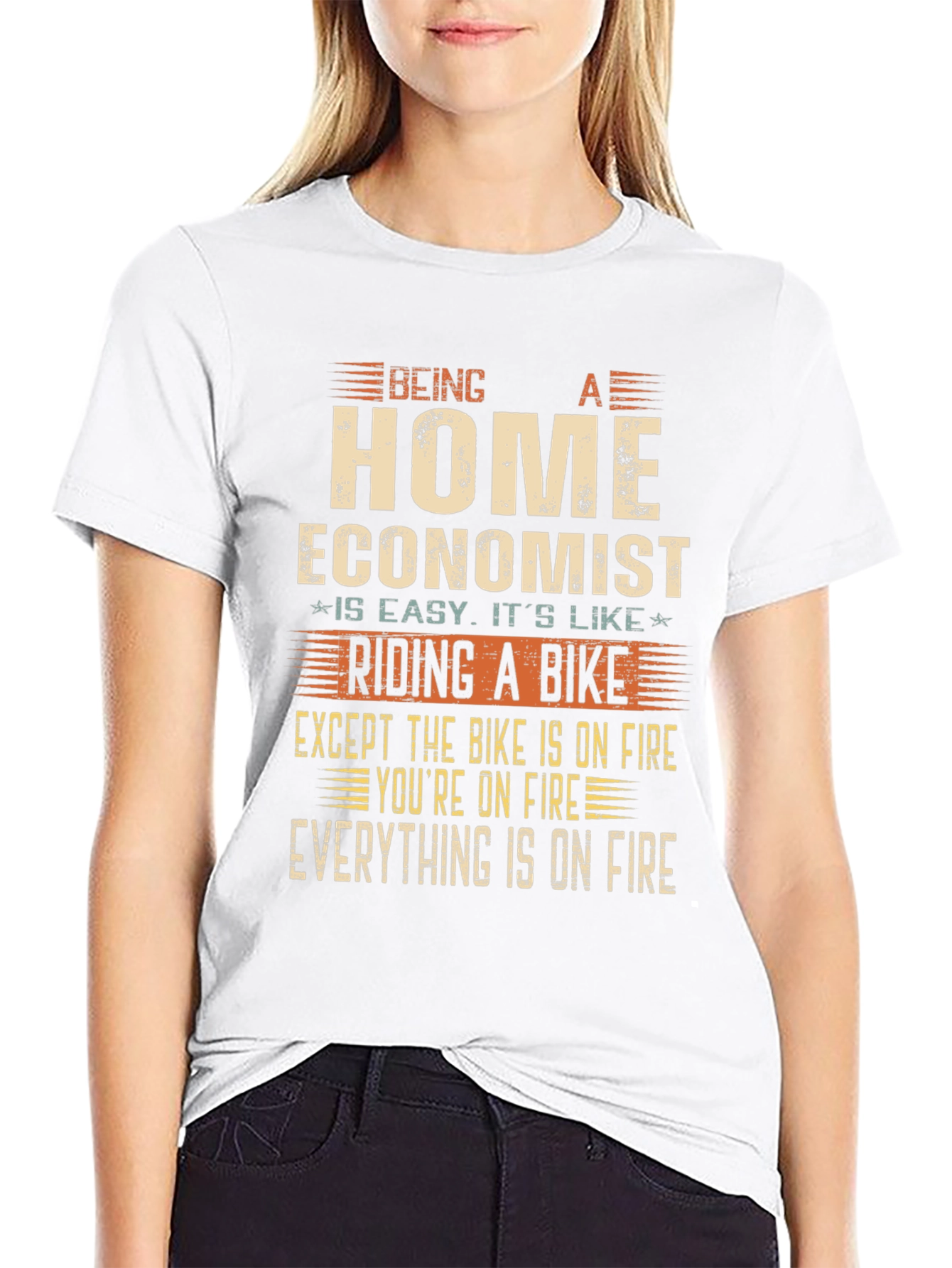Home Economist On Fire T-Shirt
