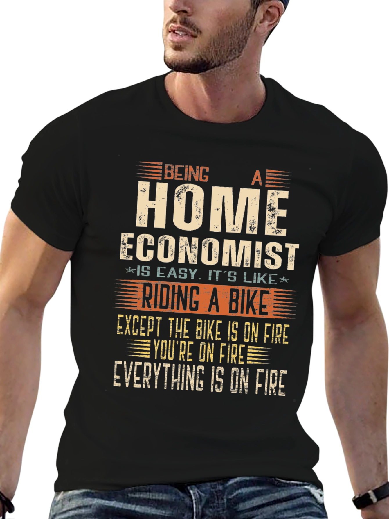 Home Economist On Fire T-Shirt