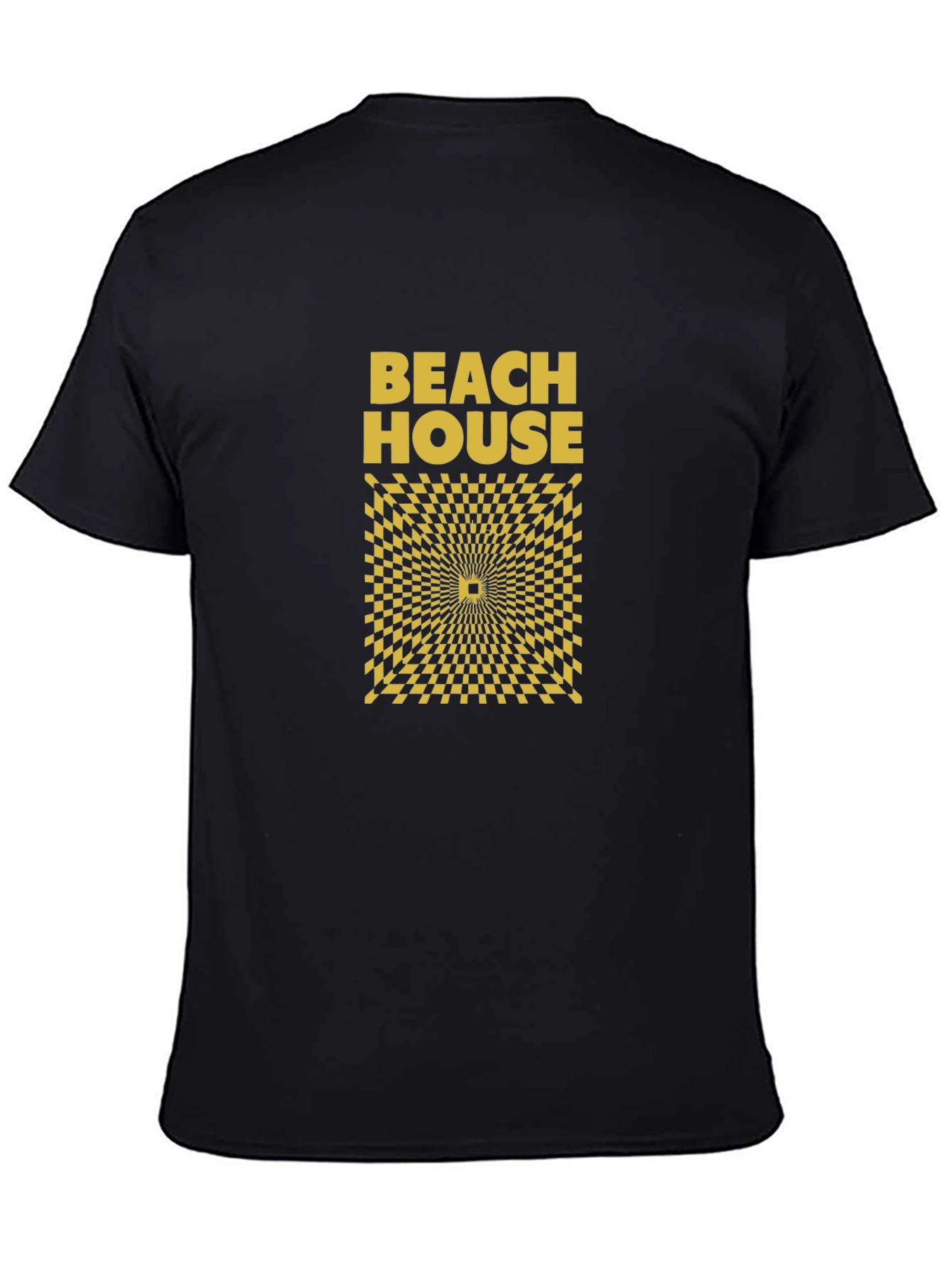 Beach House Graphic Tee - Mens Black T-Shirt