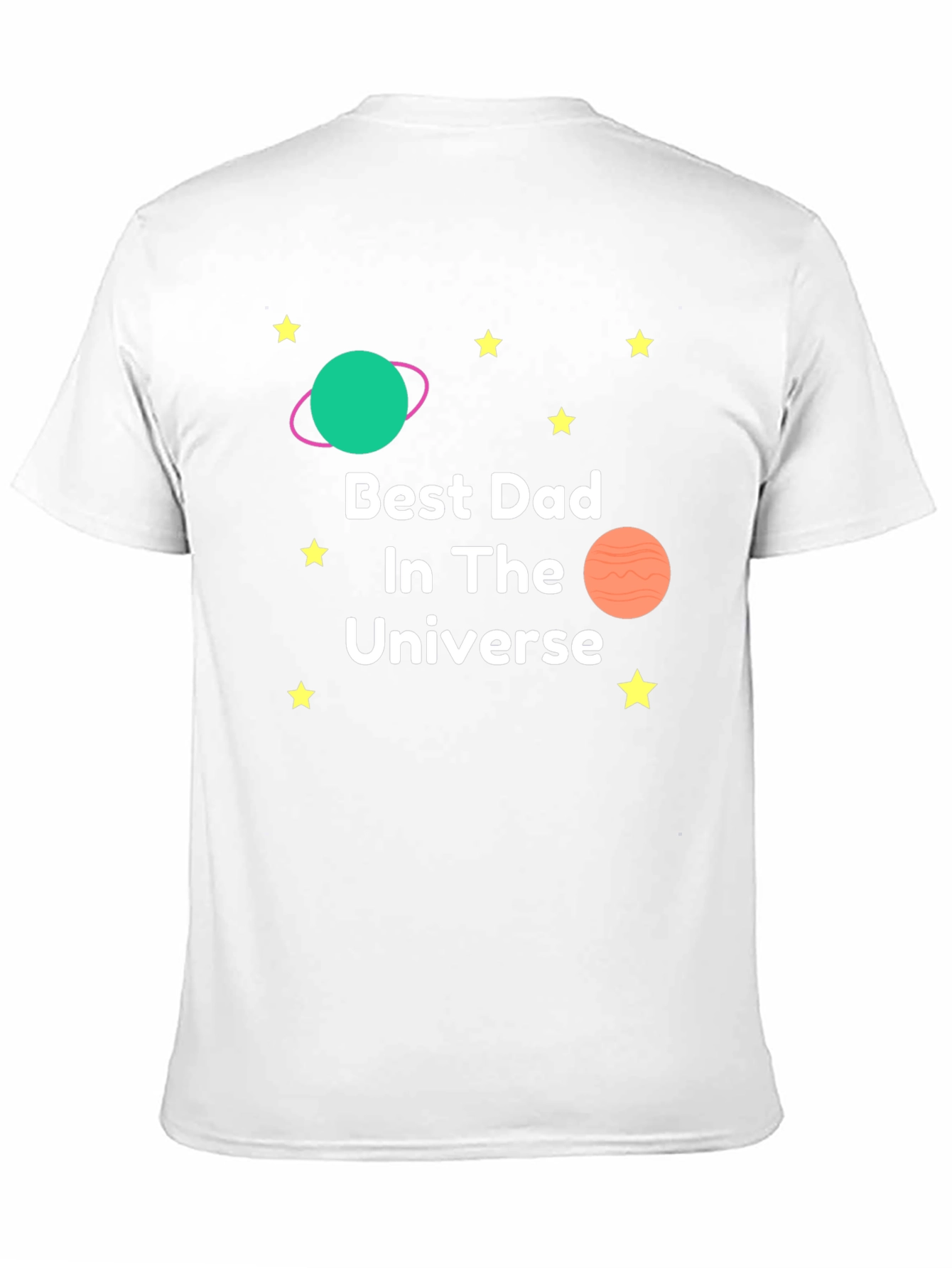 Best Dad in the Universe Black T-Shirt