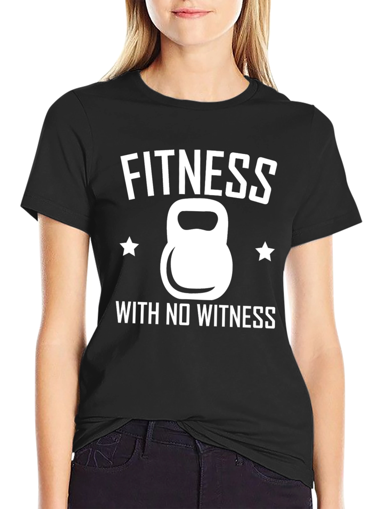Fitness With No Witness Graphic T-Shirt