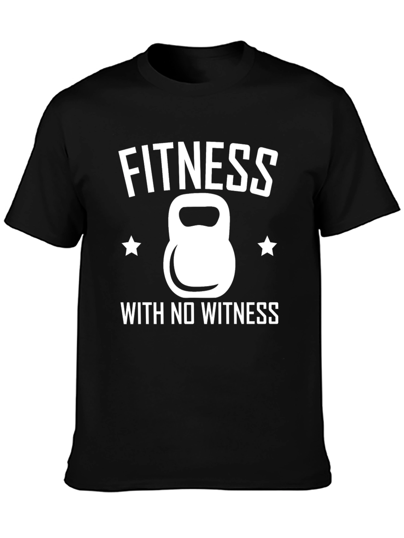 Fitness With No Witness Graphic T-Shirt