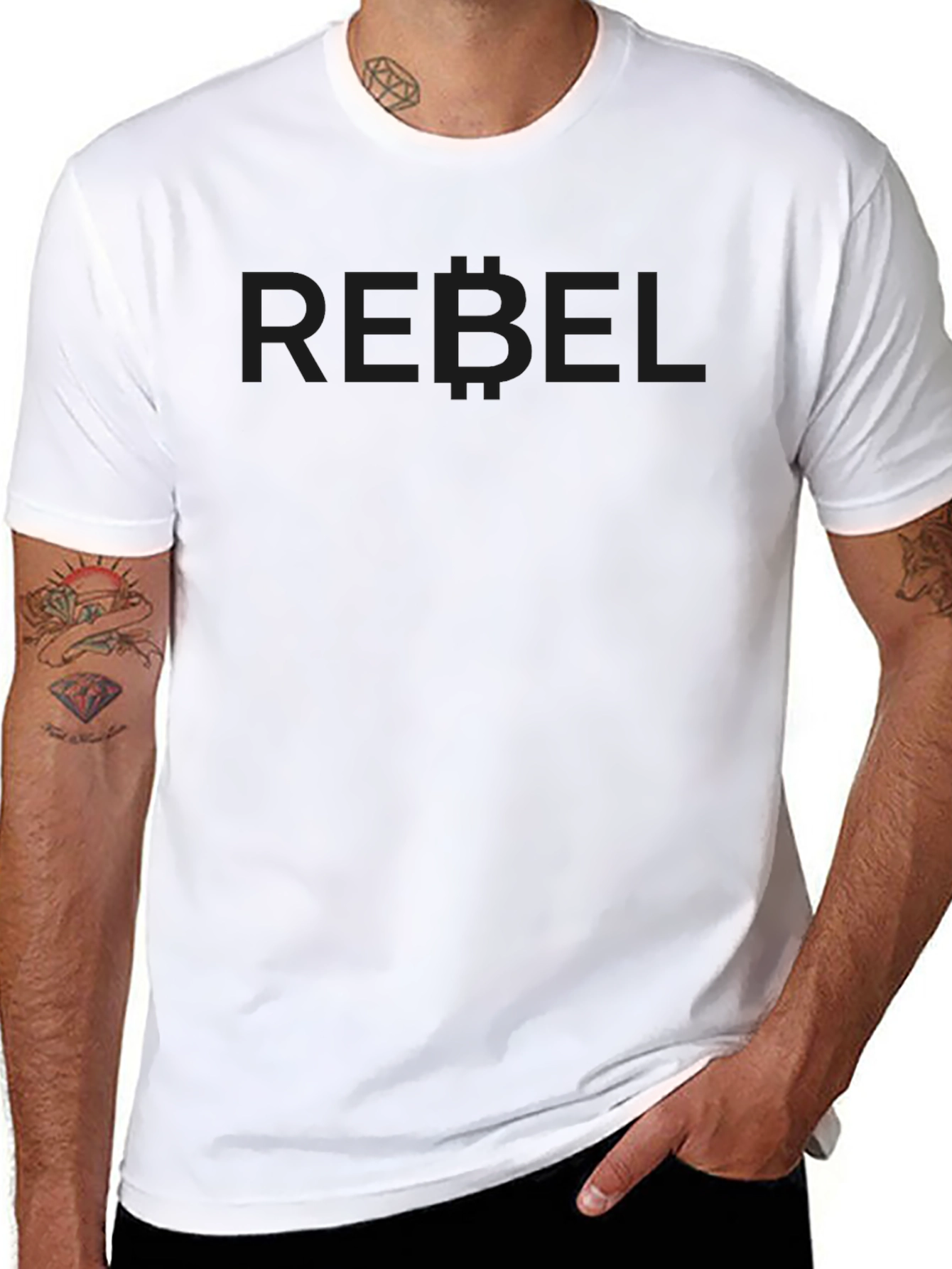 Bitcoin Rebel Black T-Shirt