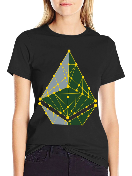 Geometric Pattern T-Shirt - Abstract Design Casual Wear