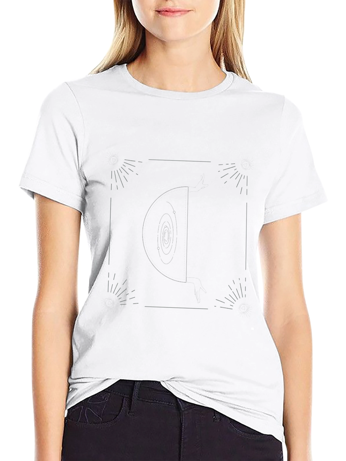 Black Crew Neck T-Shirt