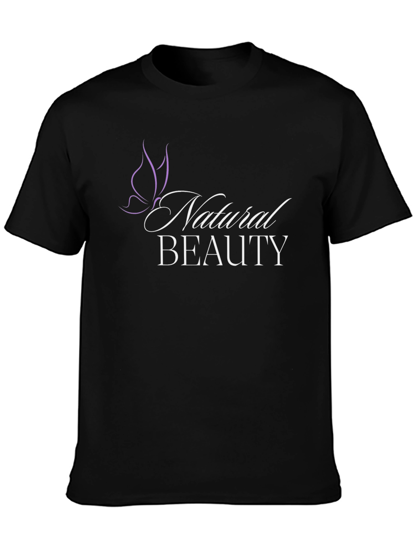 Natural Beauty Graphic T-Shirt - Black