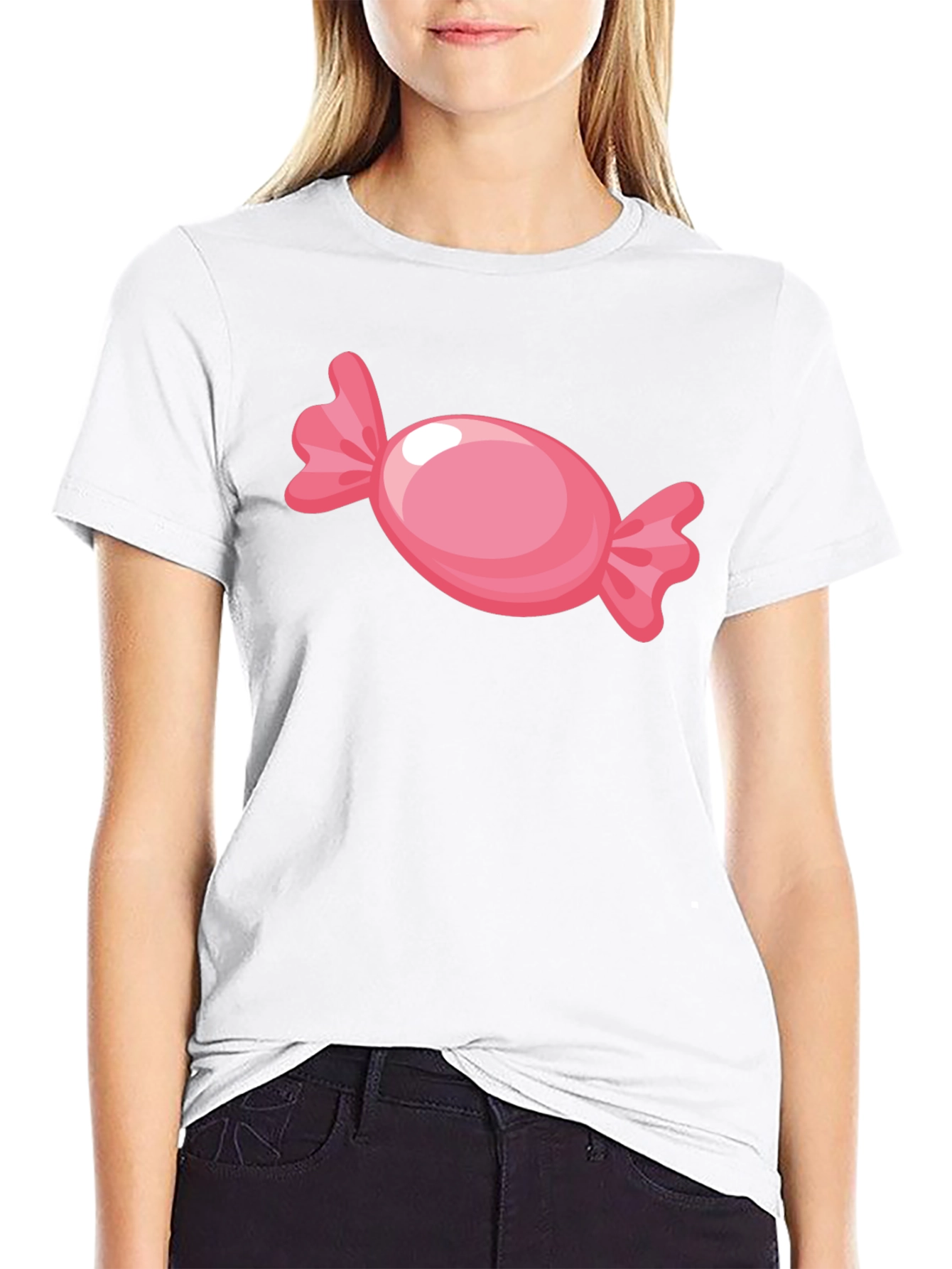 Candy Graphic Black T-Shirt