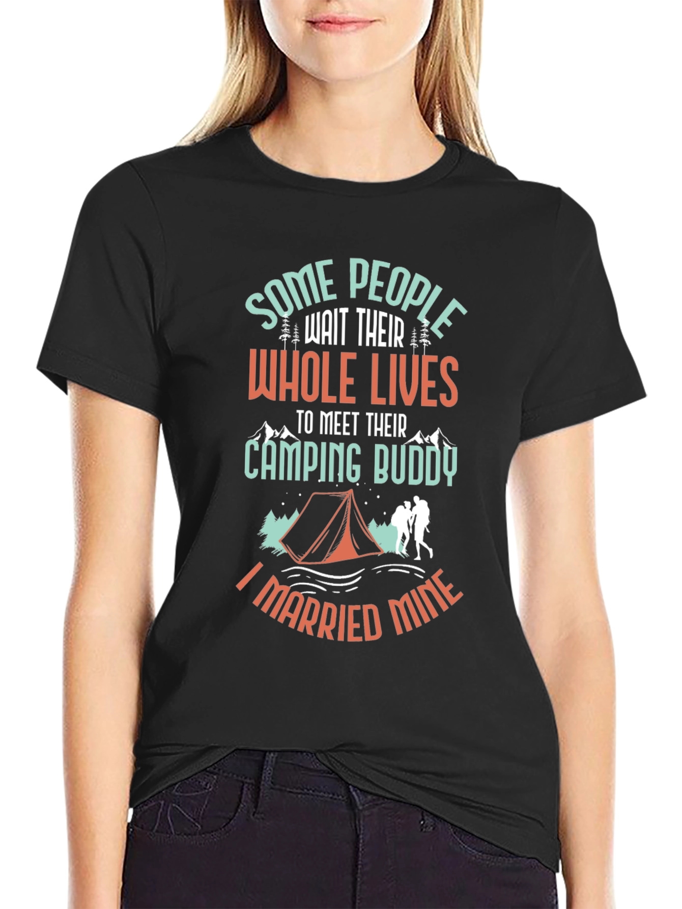 Camping Buddy T-Shirt - I Married Mine!