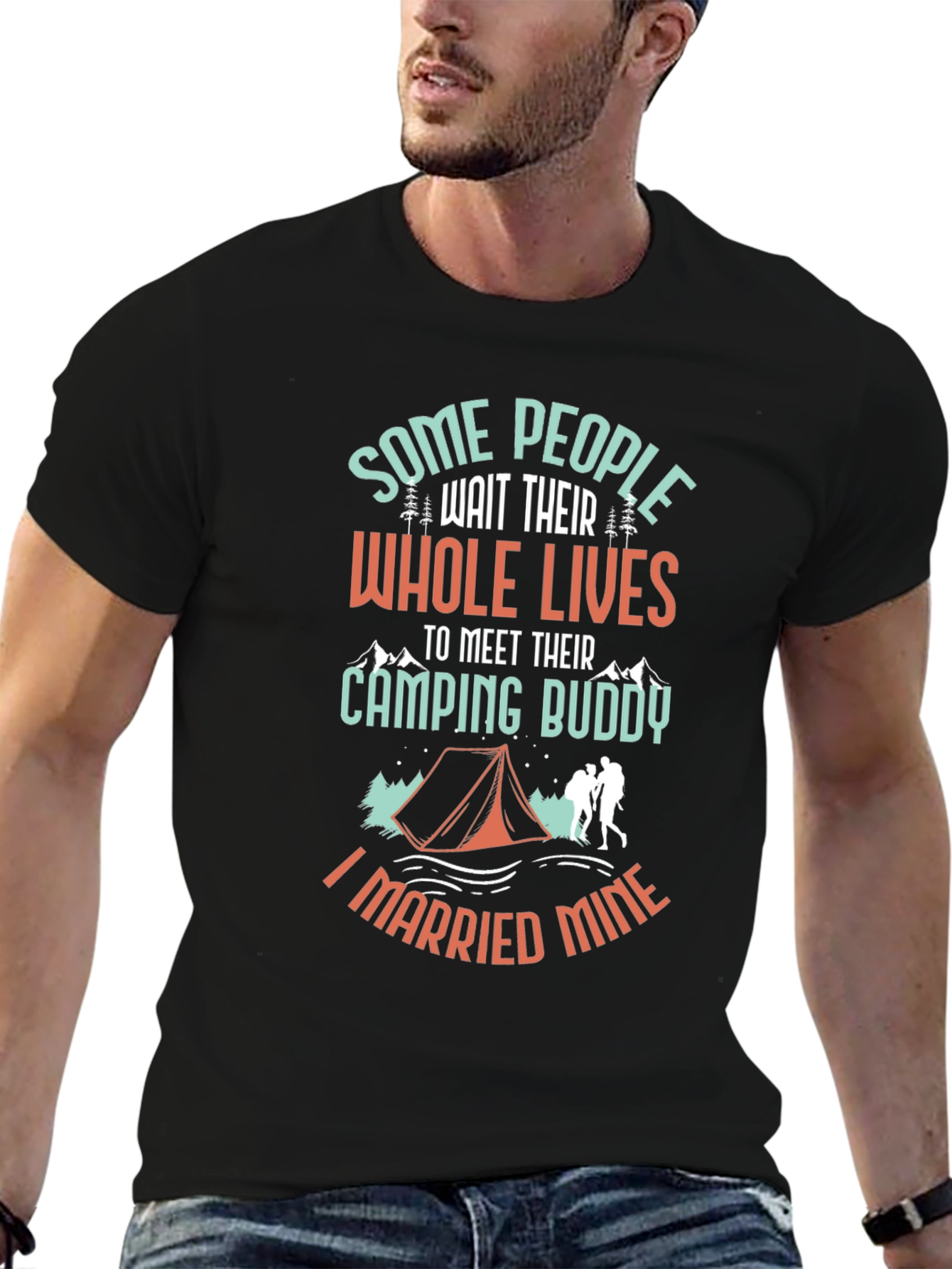 Camping Buddy T-Shirt - I Married Mine!
