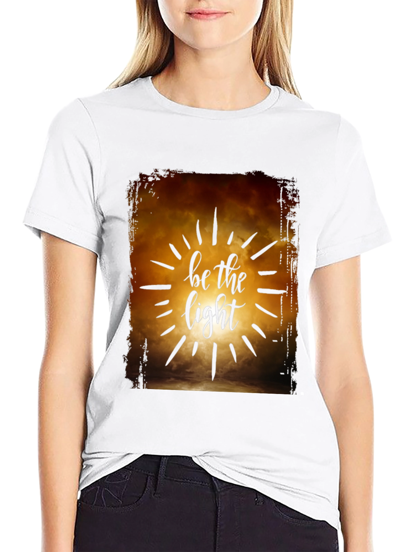 Be the Light Graphic T-Shirt - Inspirational Design