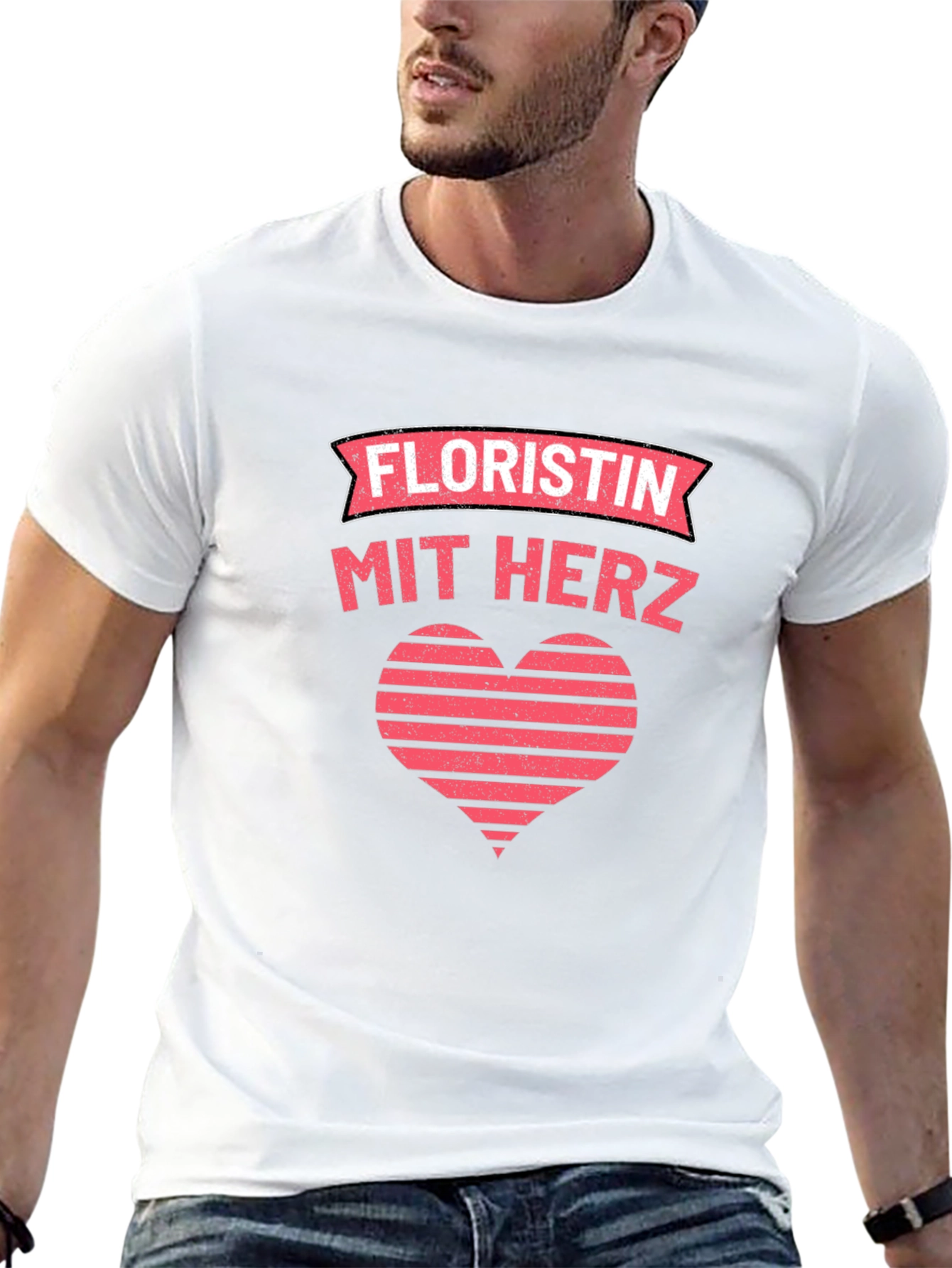 Floristin Mit Herz Graphic T-Shirt