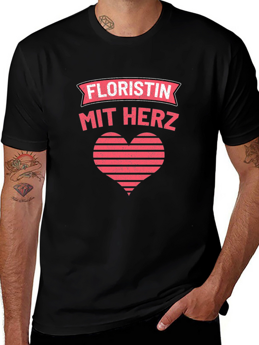 Floristin Mit Herz Graphic T-Shirt