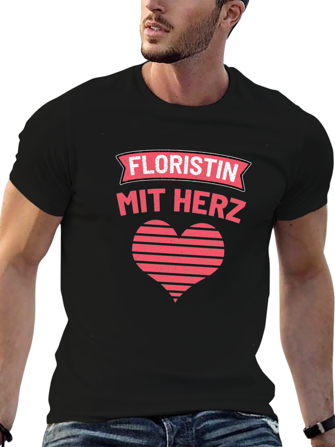 Floristin Mit Herz Graphic T-Shirt