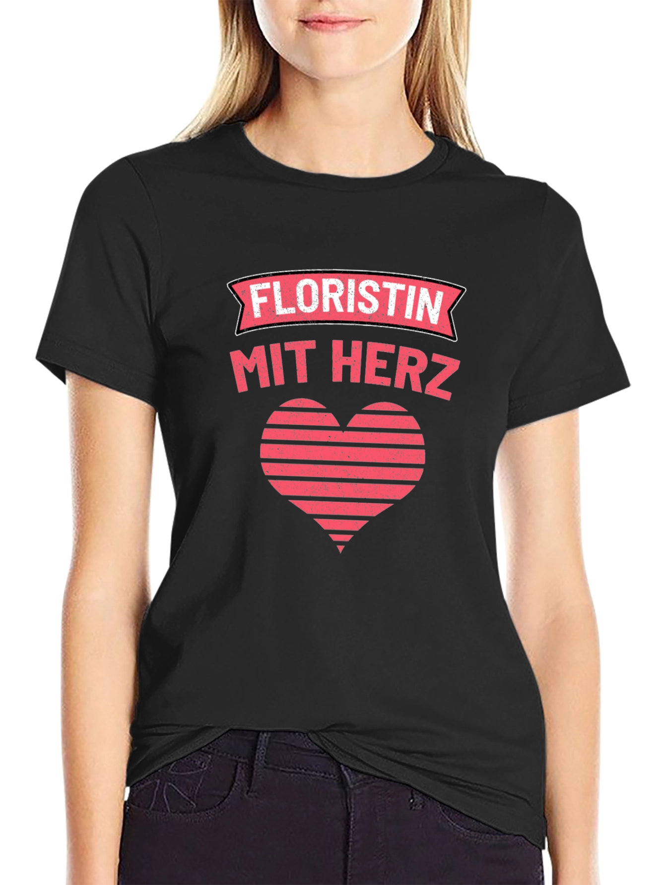Floristin Mit Herz Graphic T-Shirt
