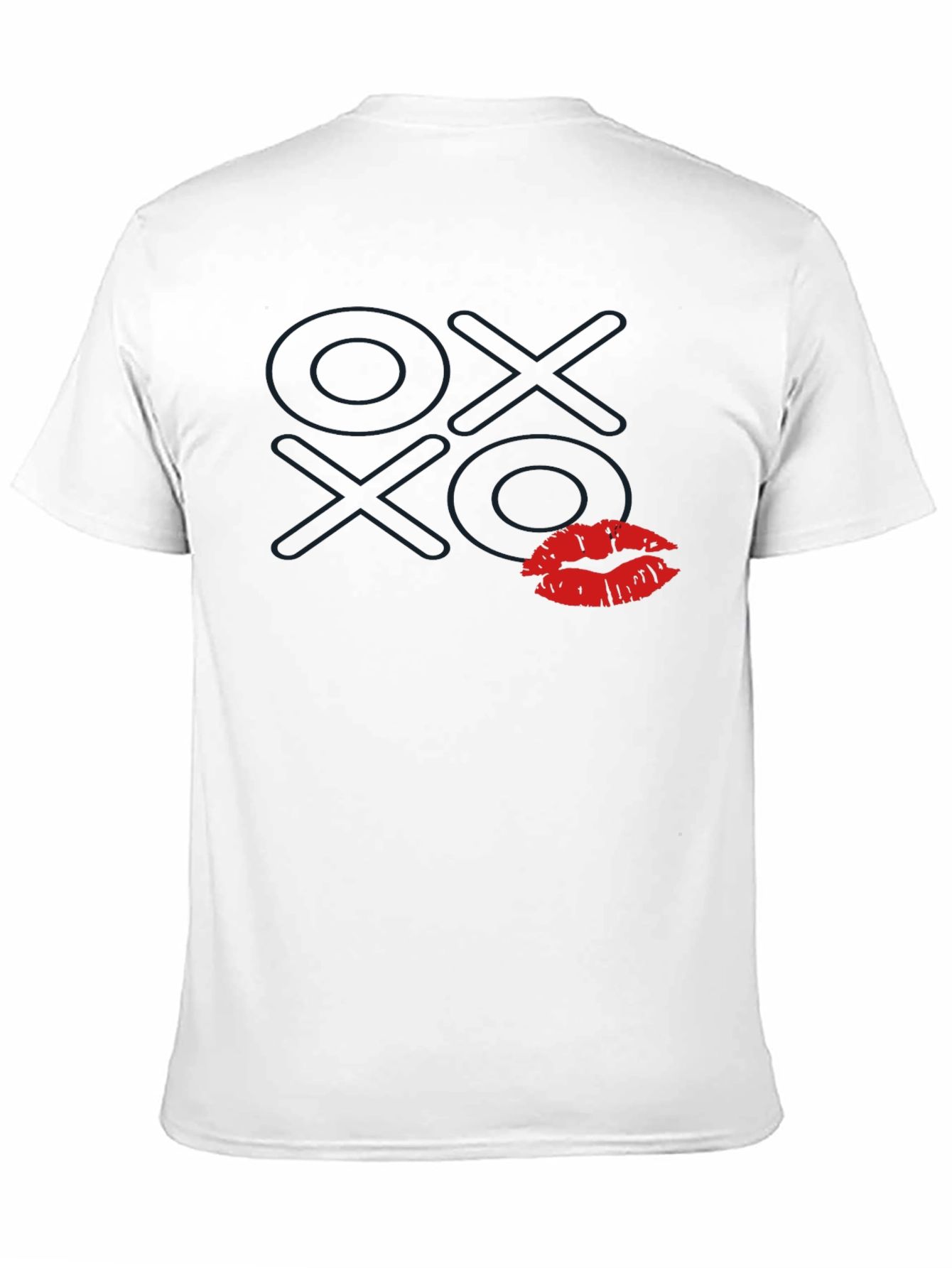 OX XO Lips Graphic Tee - Black T-Shirt