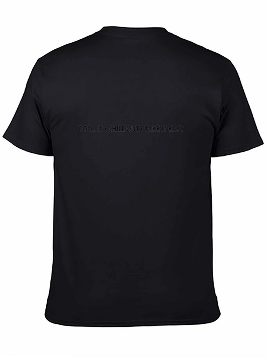 Cool It Chill Out Black Graphic Tee
