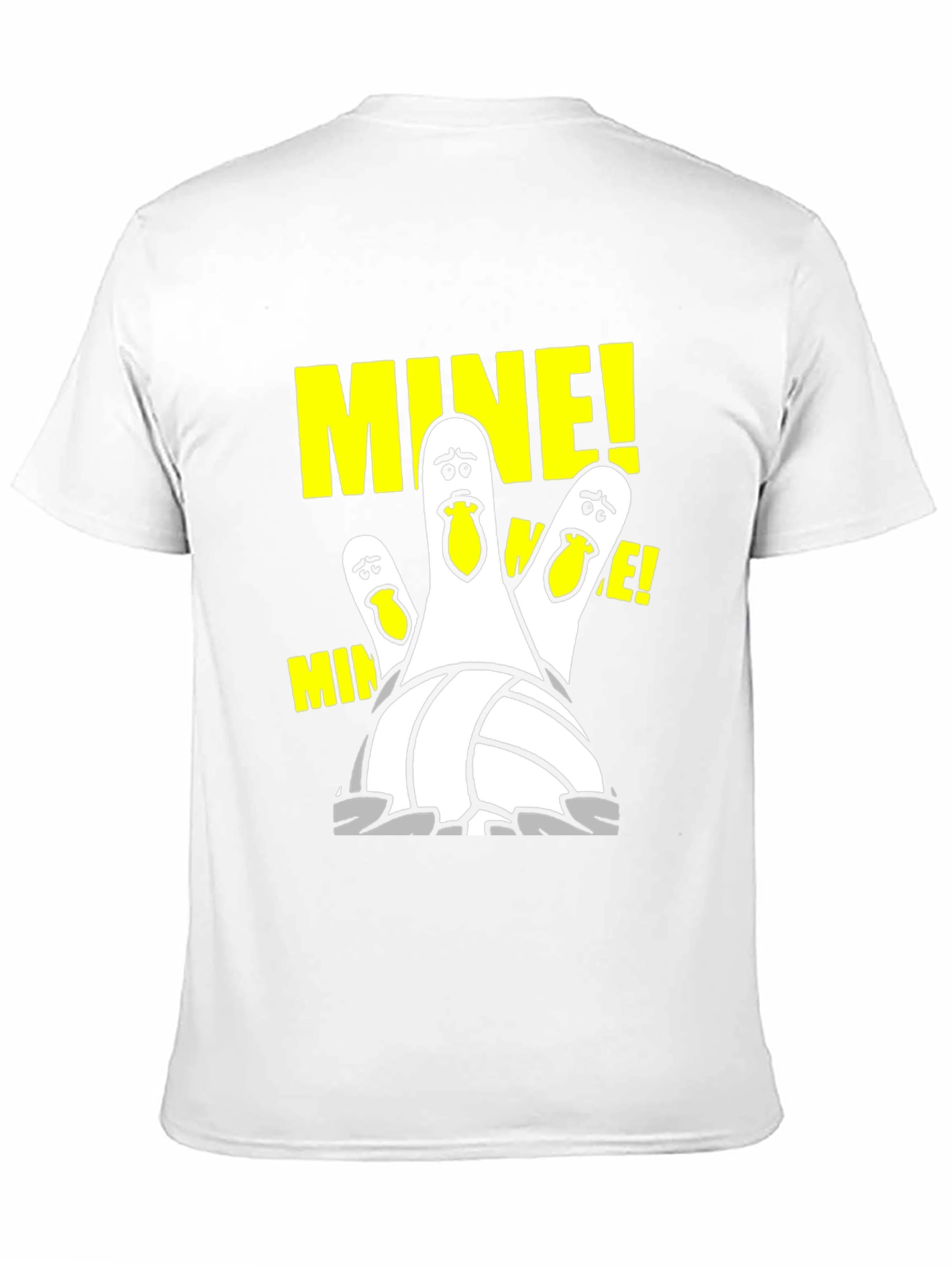 MINE! Volleyball Seagull Graphic T-Shirt